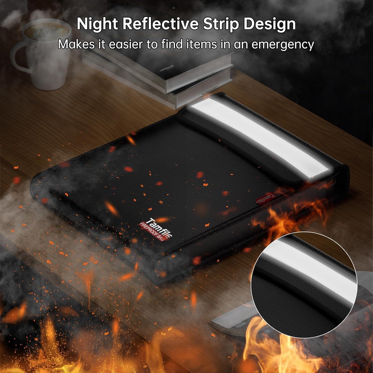 Bolsa Ignífuga y Impermeable Tamfile 15x11" para Documentos