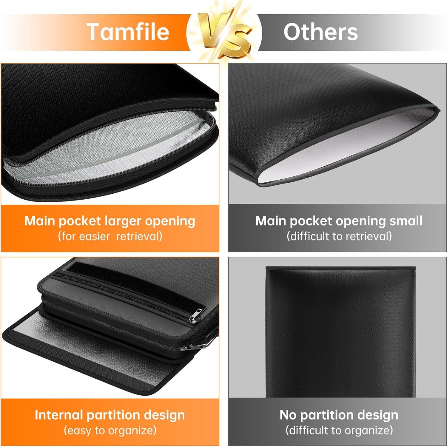 Bolsa Ignífuga y Impermeable Tamfile 15x11" para Documentos