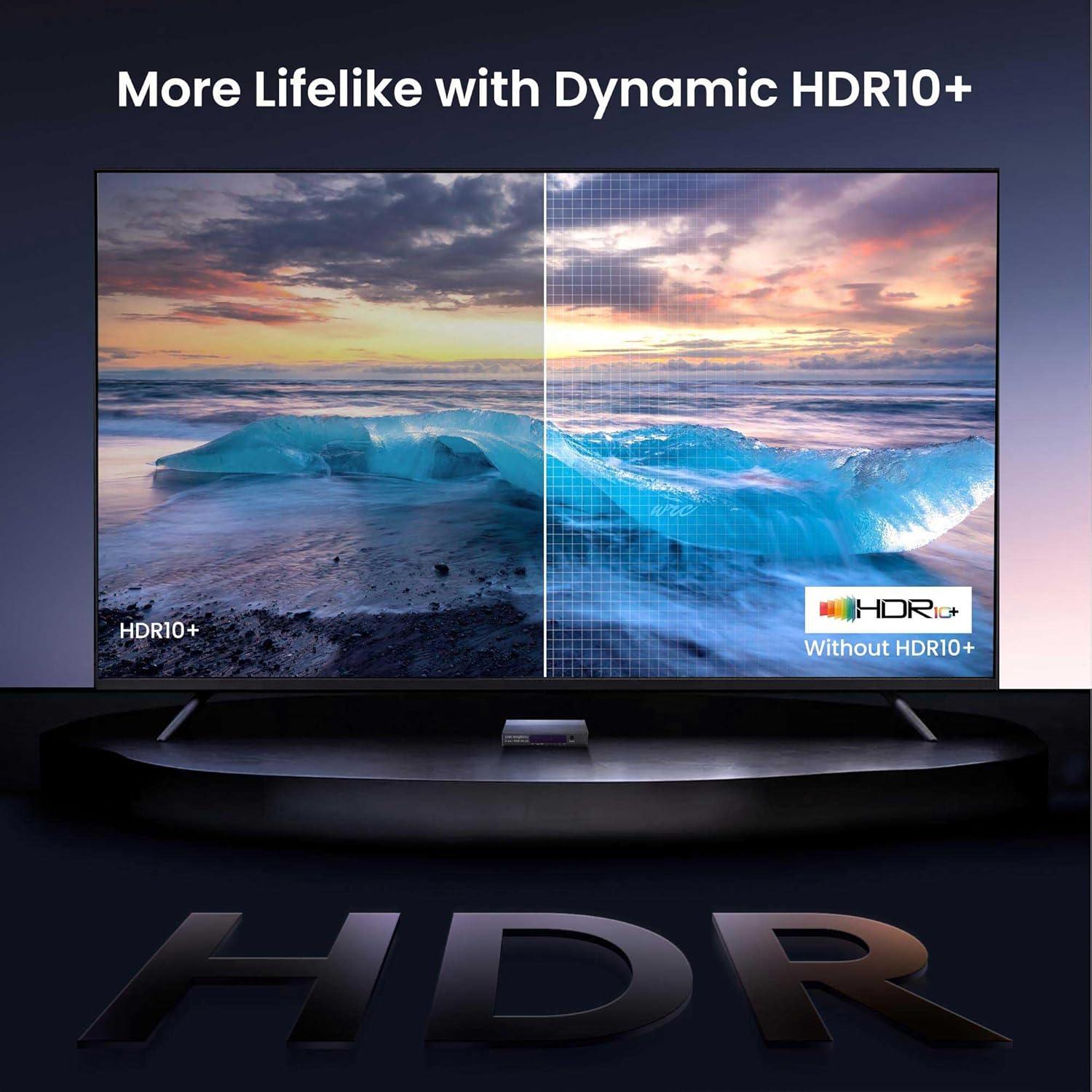 Conmutador HDMI 8K 5x1 FERRISA con USB-C y Control Remoto