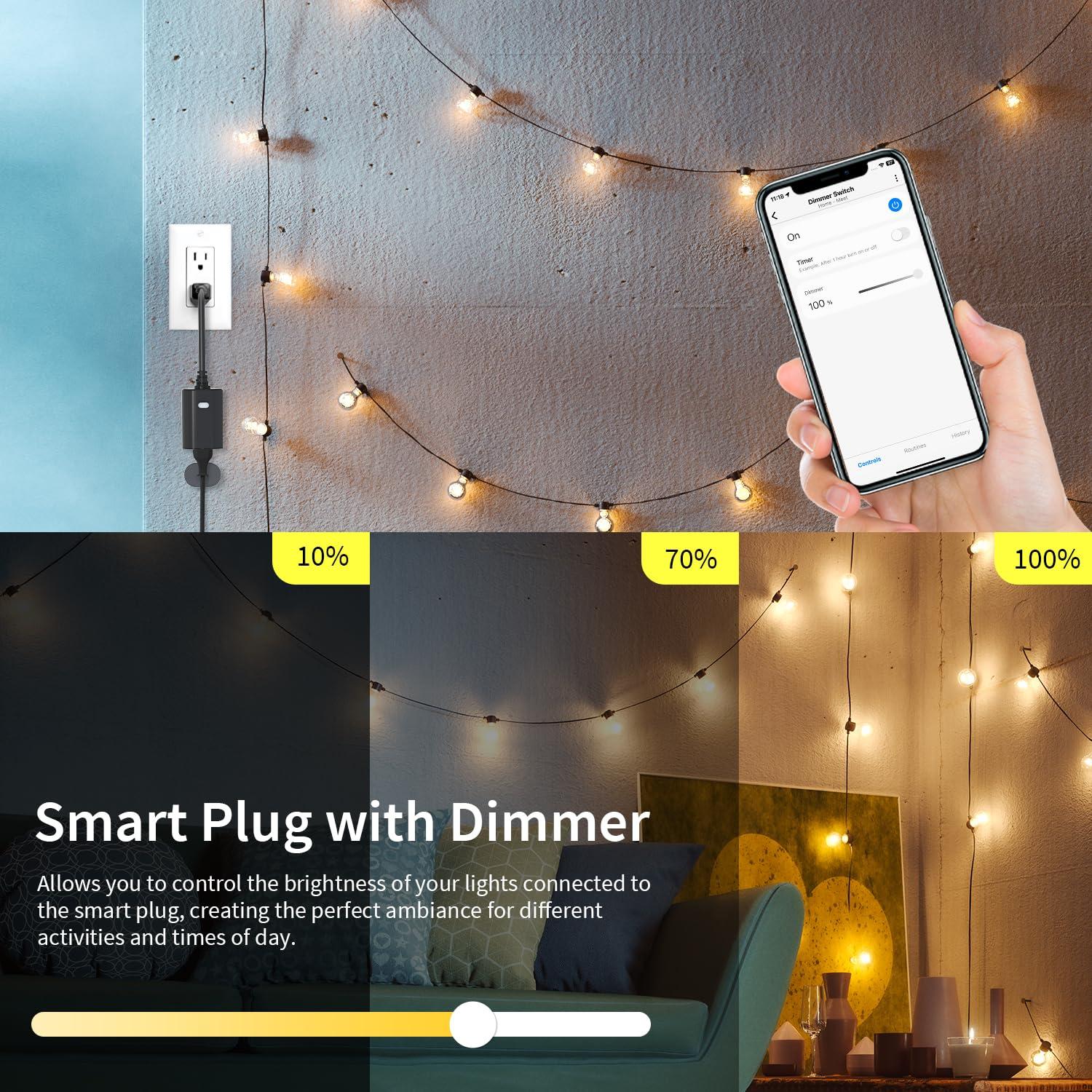 Enchufe Dimmer Inteligente Exterior Minoston MP22ZD 400W Z-Wave