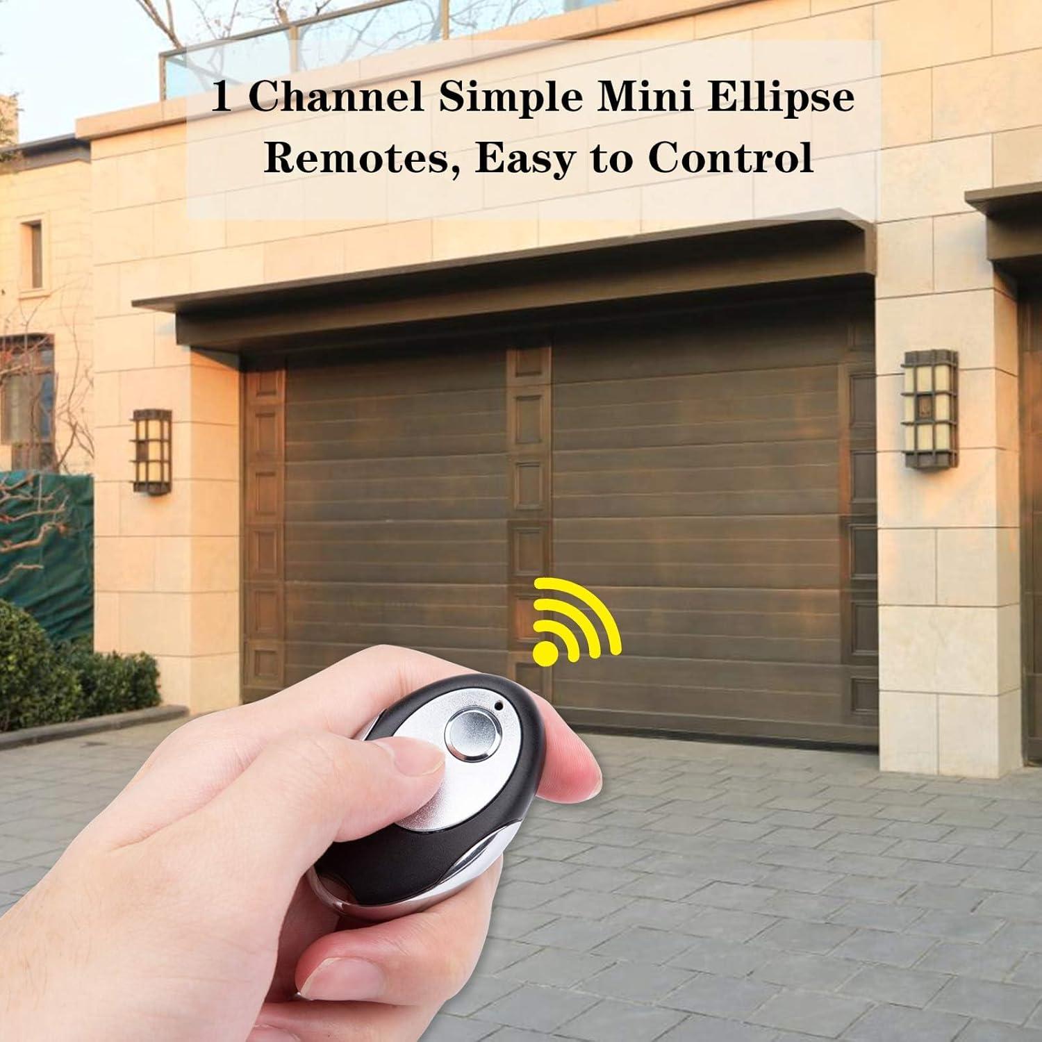 Control Remoto para Puerta de Garaje LAWOHO Amarillo 1 Botón