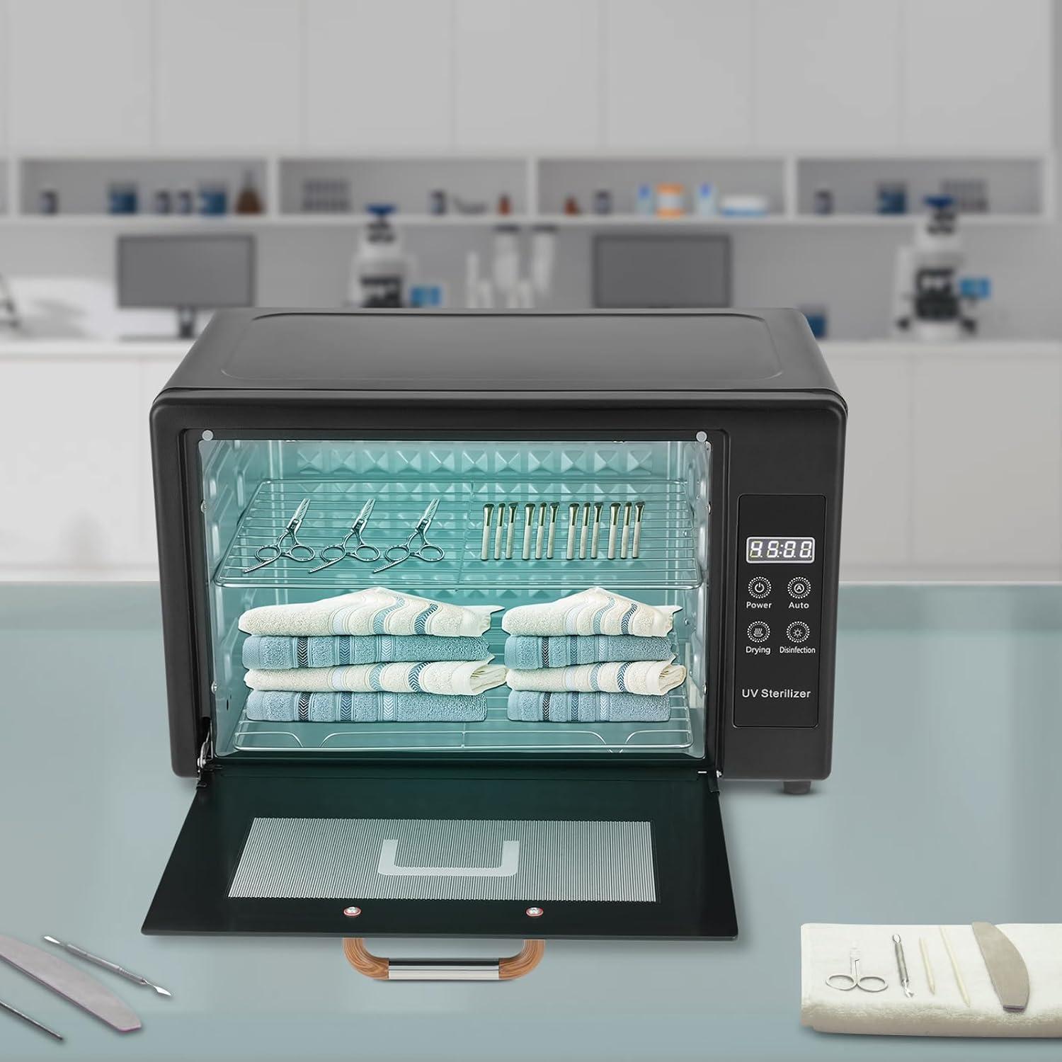 Caja Desinfección UV Profesional Ginelm 24L Secador 230W