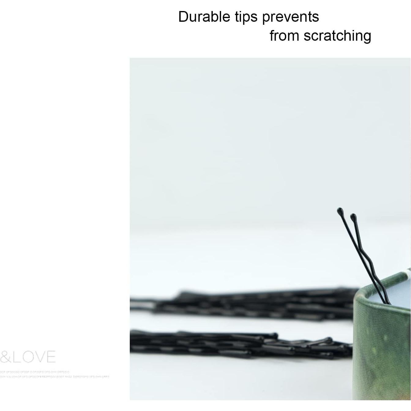 Pasadores de Pelo Negros Maorulu 200 Unidades 3.5 cm