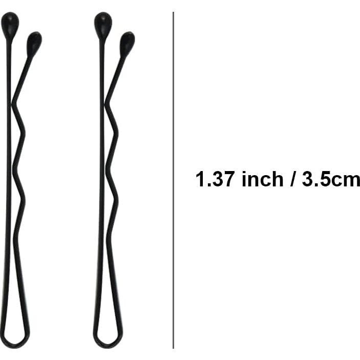 Pasadores de Pelo Negros Maorulu 200 Unidades 3.5 cm