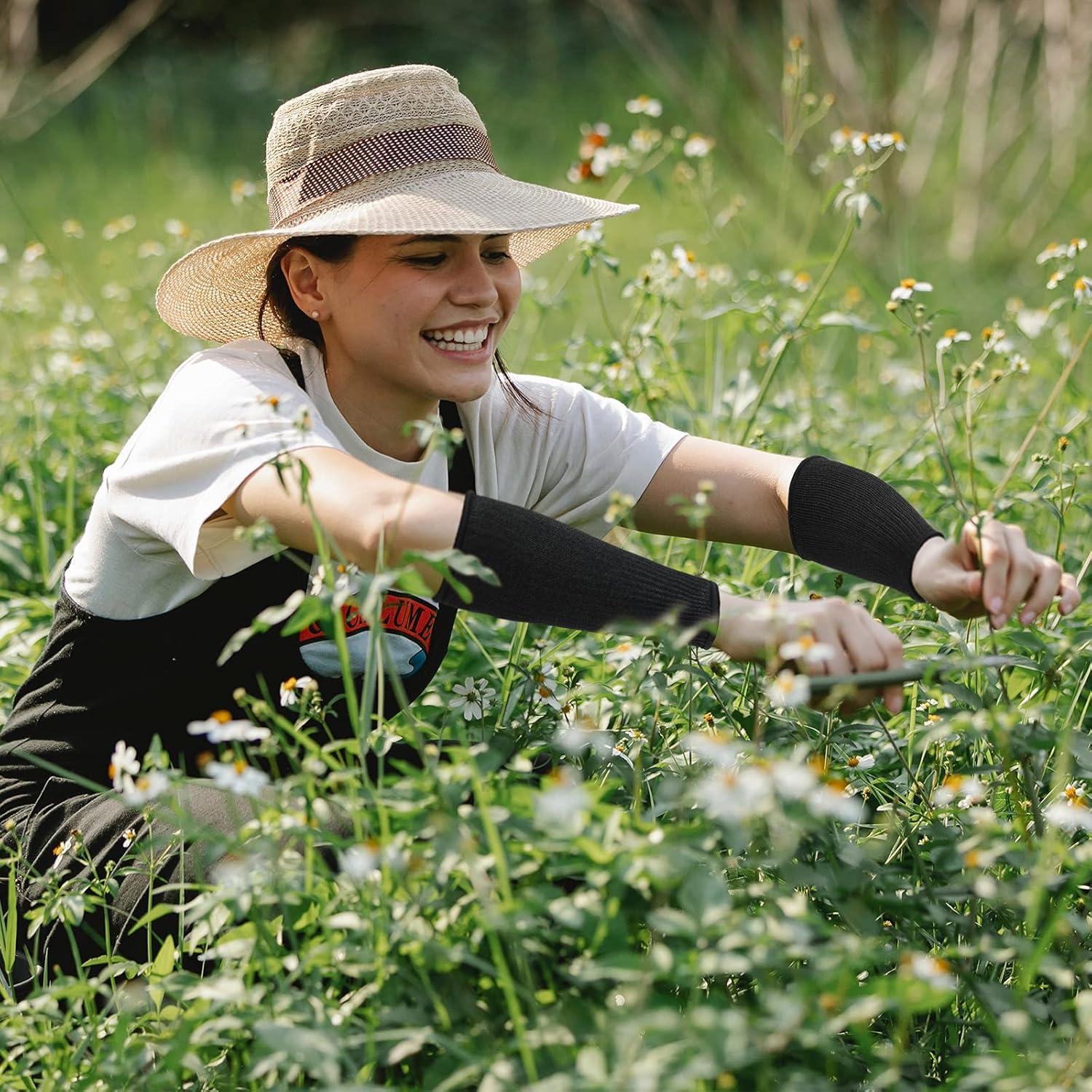 Mangas Resistentes al Corte Geyoga Nivel 5 Protección Brazo Negro