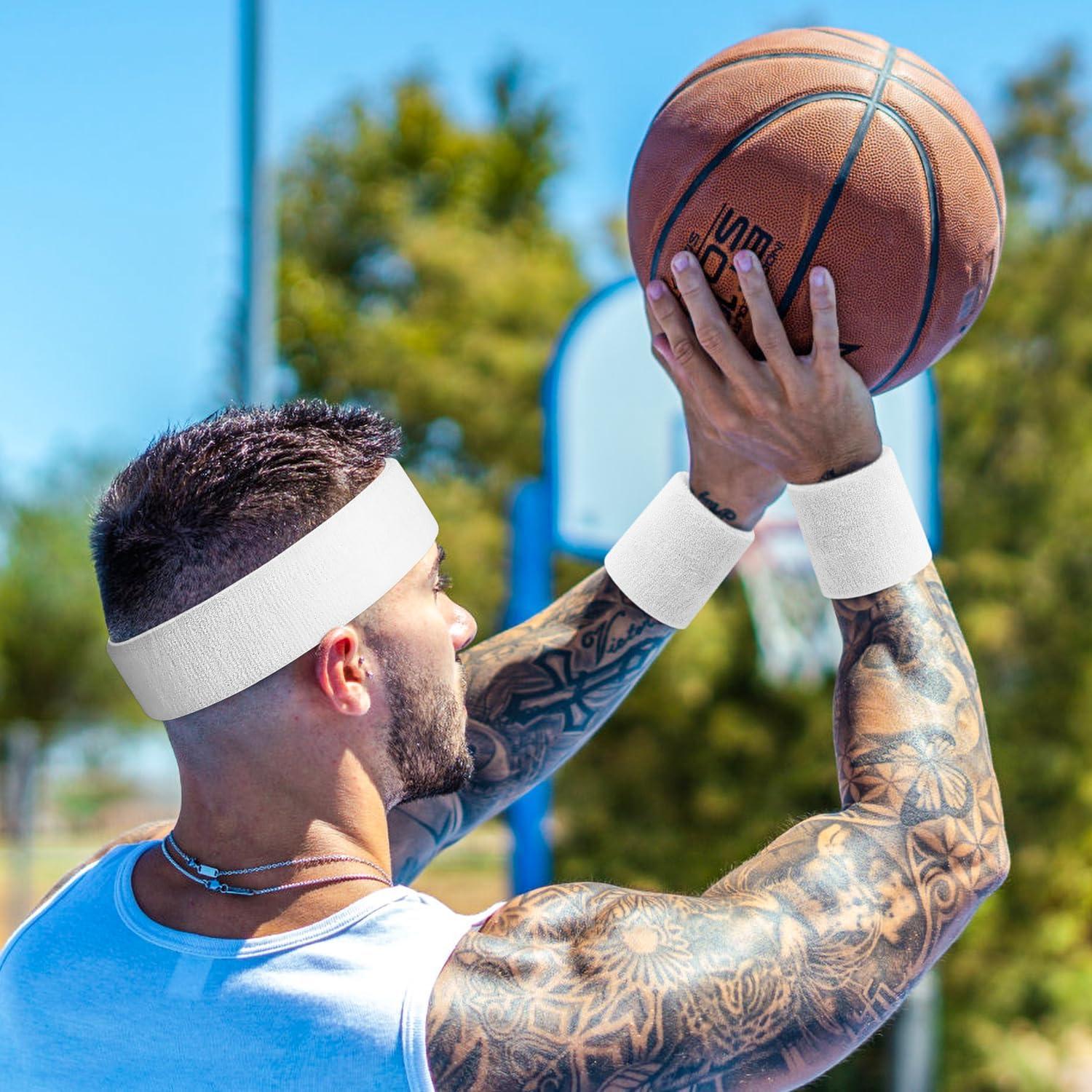 Banda de Sudor BEACE 3PCS Algodón para Deportes - Ajustable