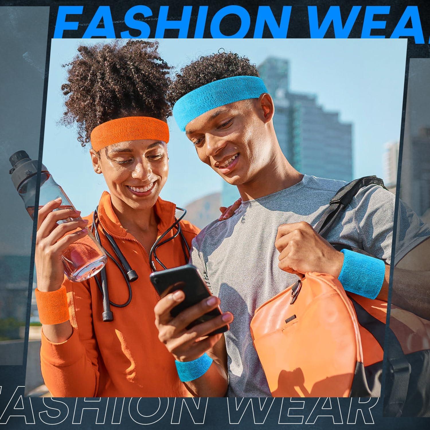 Banda de Sudor BEACE 3PCS Algodón para Deportes - Ajustable