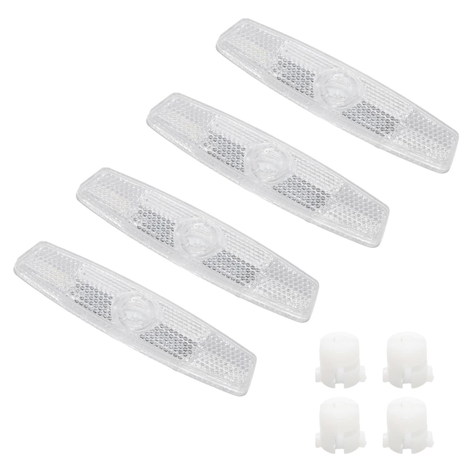 Reflectores de Bicicleta Lilaly - 4 Piezas, 11.5x2cm