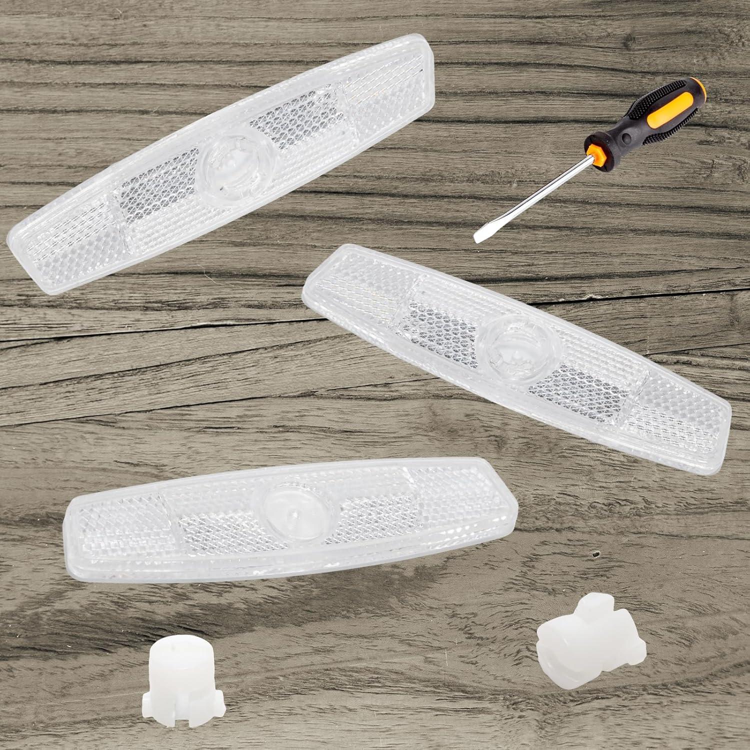 Reflectores de Bicicleta Lilaly - 4 Piezas, 11.5x2cm