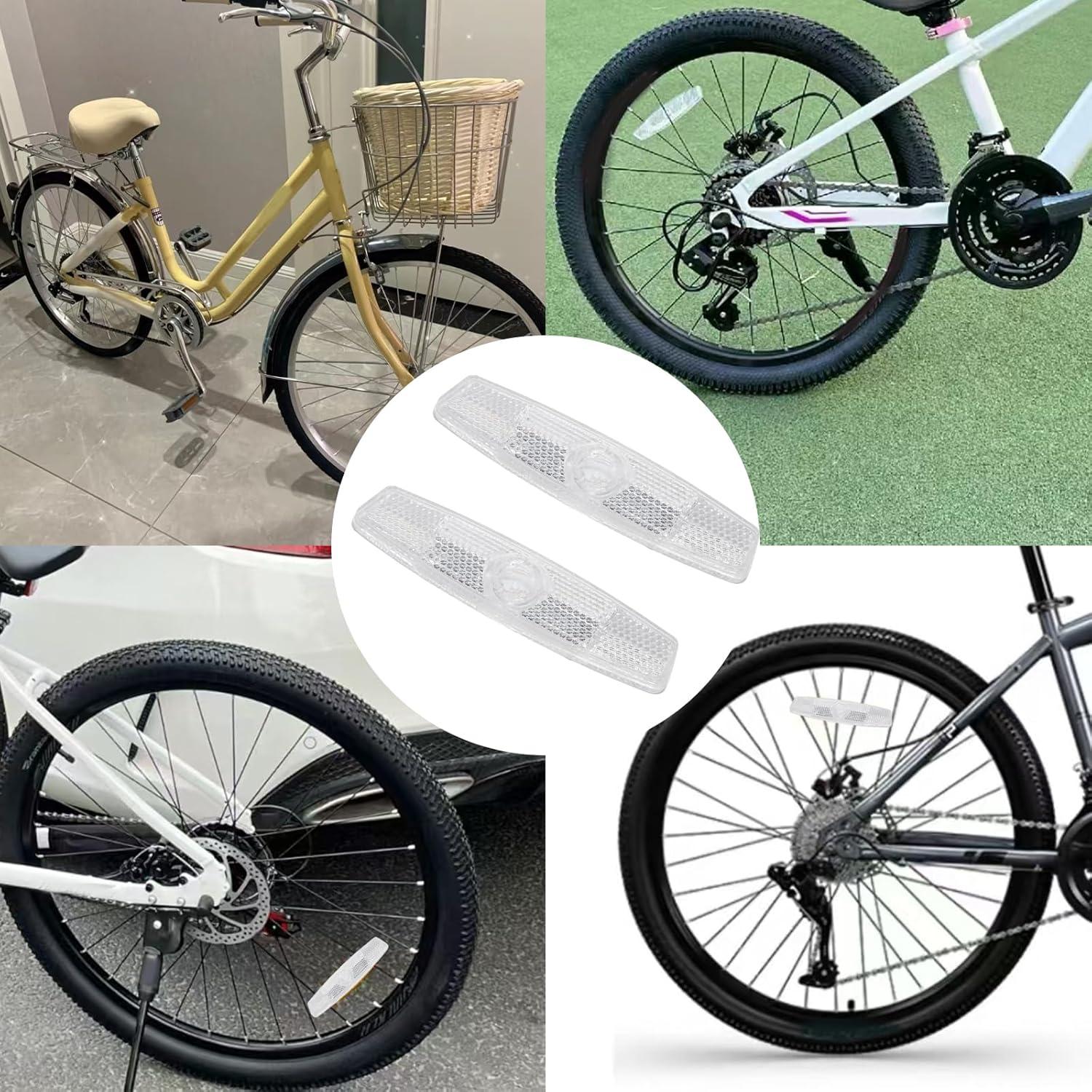 Reflectores de Bicicleta Lilaly - 4 Piezas, 11.5x2cm