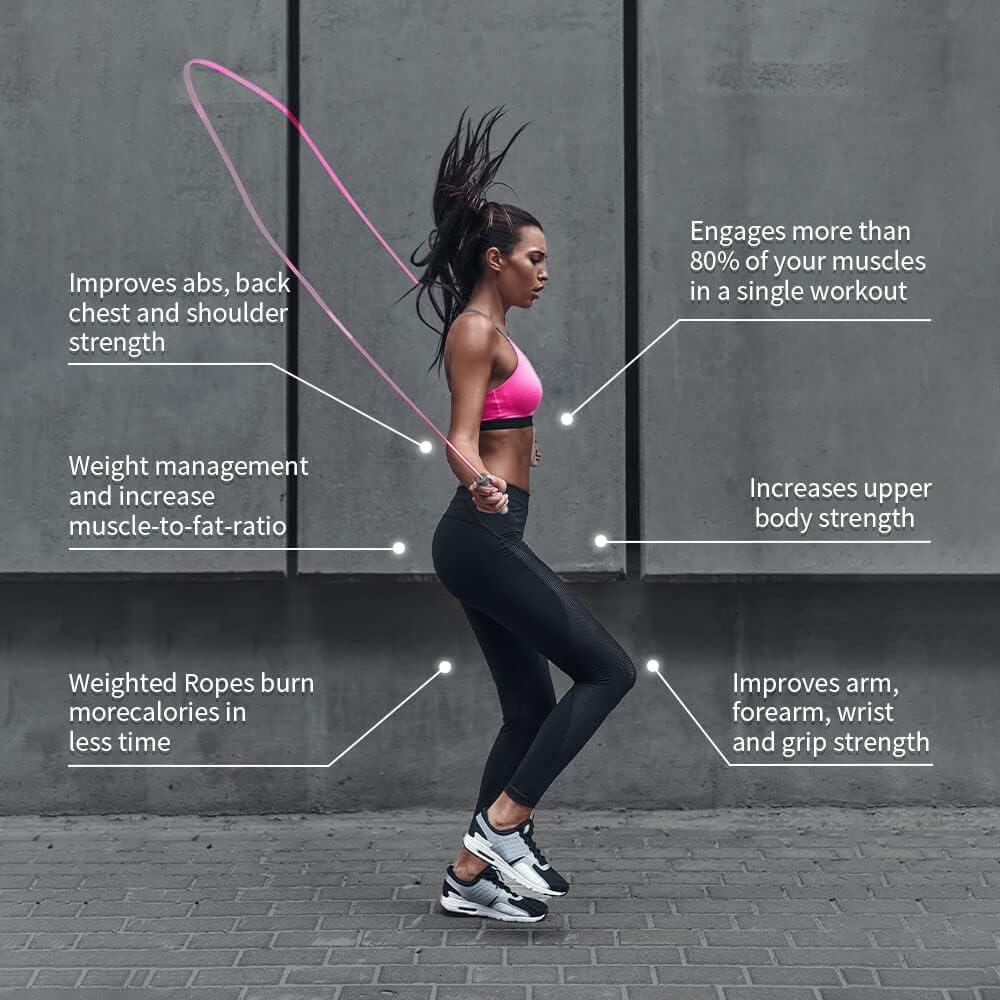 Cuerda de Salto Ajustable CutS HEREROPE para Fitness