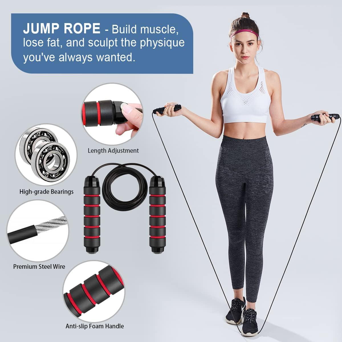 Kit de Rueda de Abdominales Luyata 10 en 1 con Accesorios