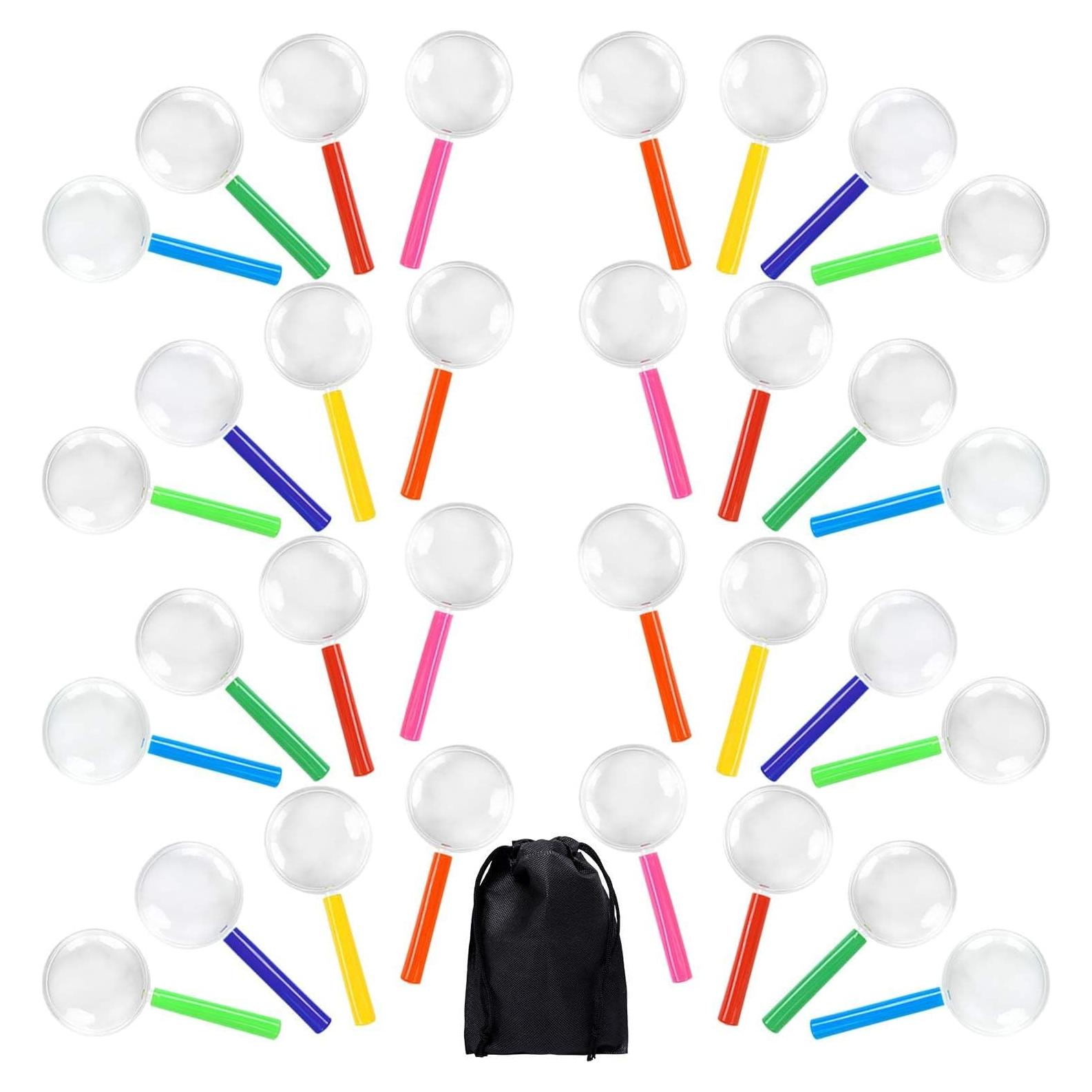 Lupas de Aumento Coloridas Elcoho 16 Piezas 3x para Niños