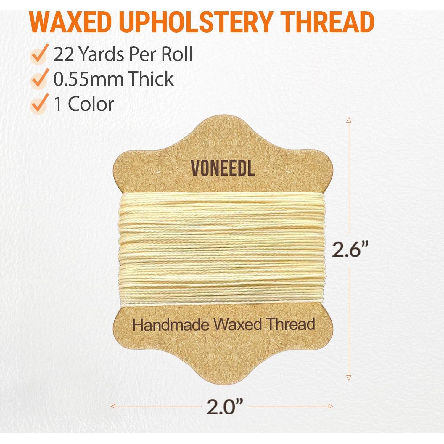 Kit de Reparación de Tapicería VONEEDL 11 Piezas Hilo y Agujas