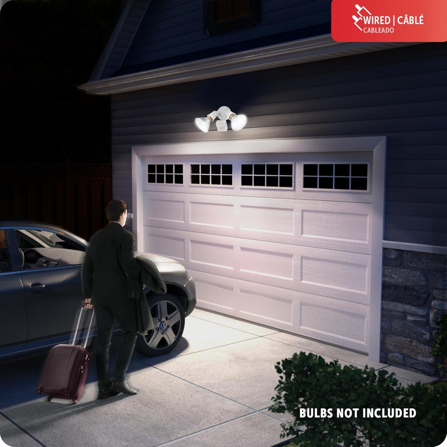 Luz de Seguridad con Sensor de Movimiento Globe 120W Blanca