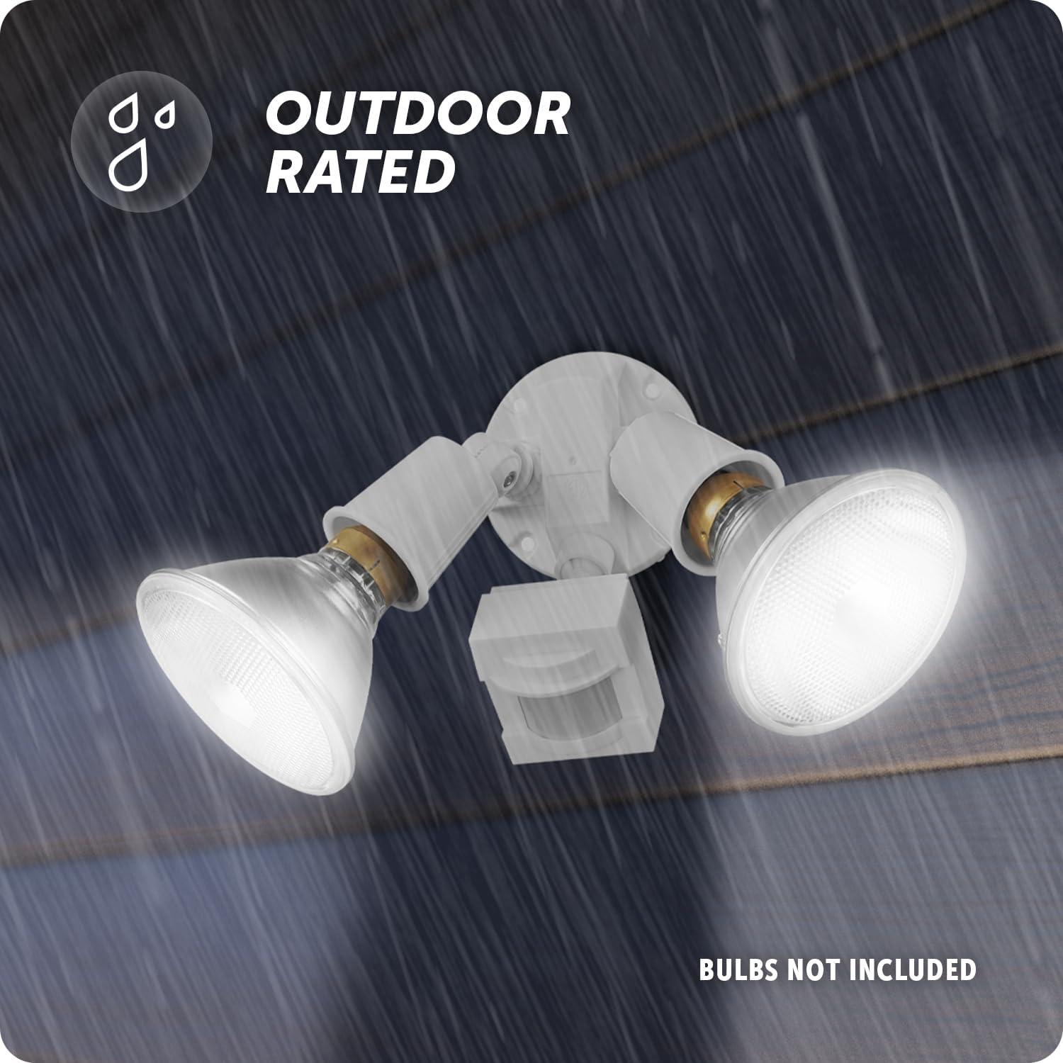 Luz de Seguridad con Sensor de Movimiento Globe 120W Blanca