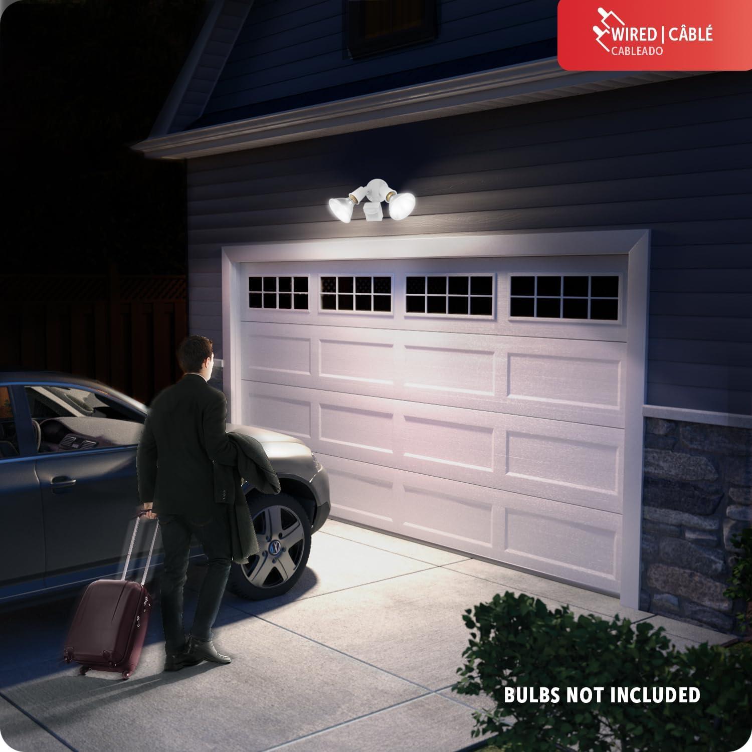 Luz de Seguridad con Sensor de Movimiento Globe 120W Blanca