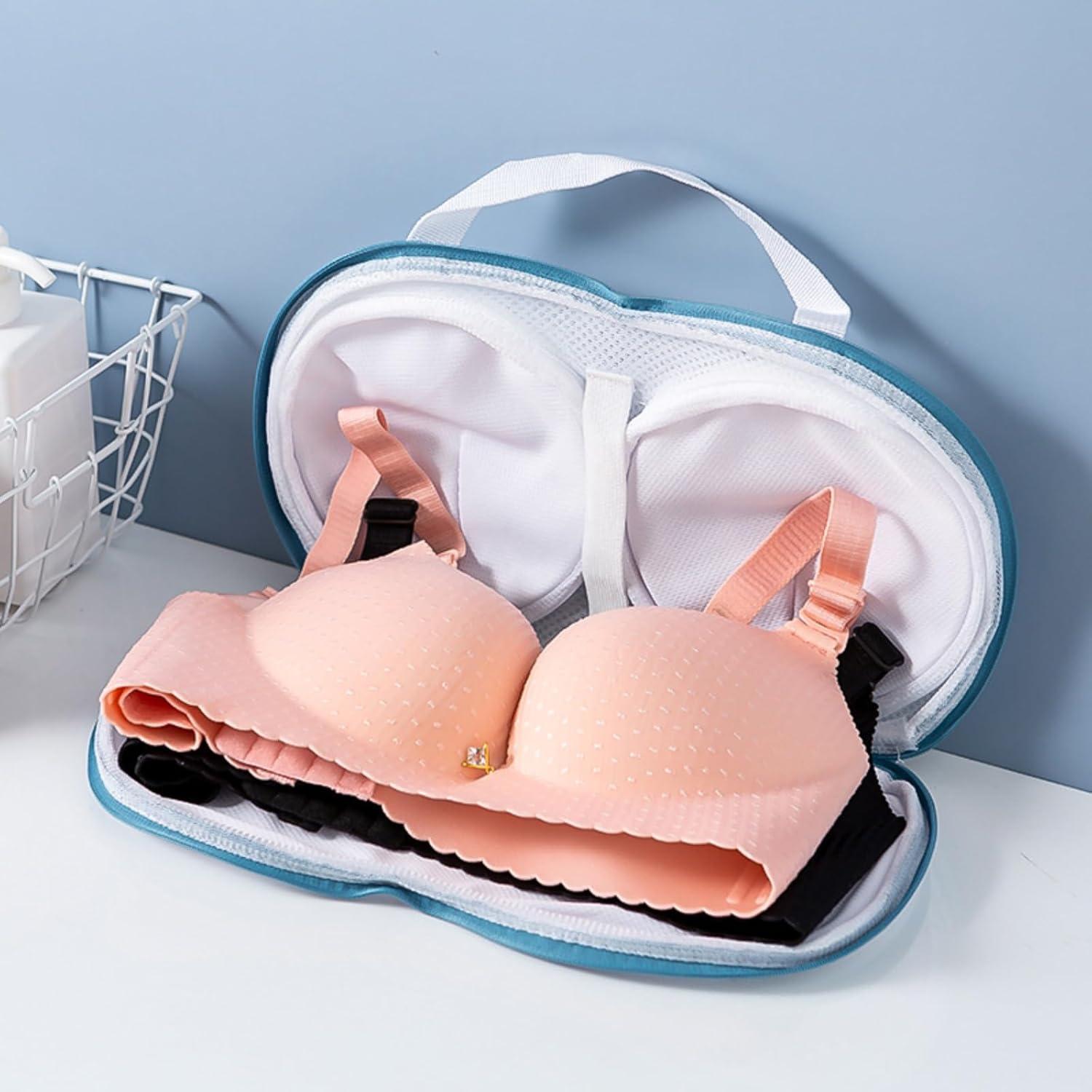 Juego de 3 Bolsas de Lavado Jatmira para Sujetadores Azul