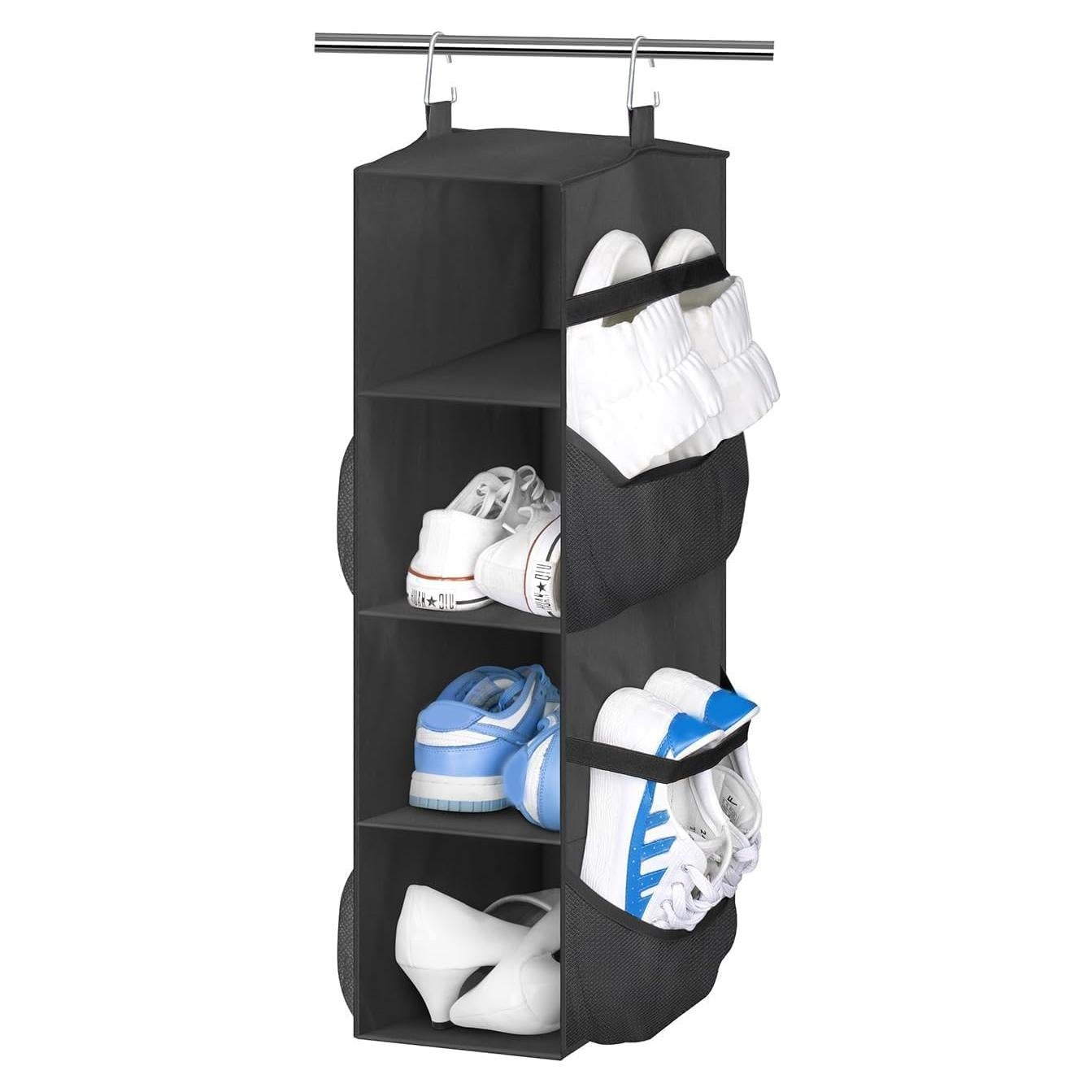 Organizador de Zapatos Colgante Sleeping Lamb 8 Pares Negro