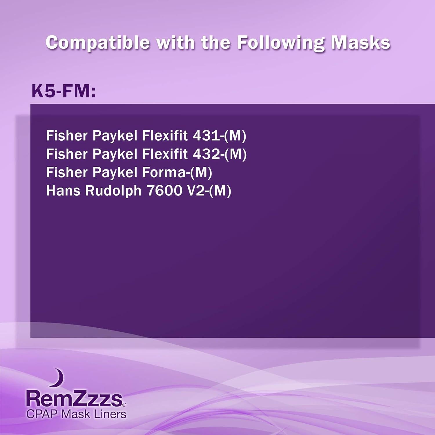 Forros de Máscara CPAP RemZzzs K5-FM - 30 Unidades Desechables