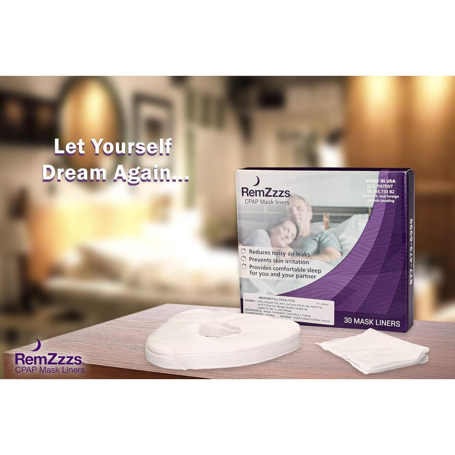 Forros de Máscara CPAP RemZzzs K5-FM - 30 Unidades Desechables