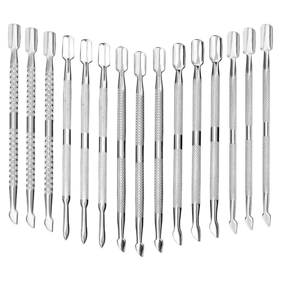 Set de 15 Piezas Removedor y Empujador de Cutículas Creatiee
