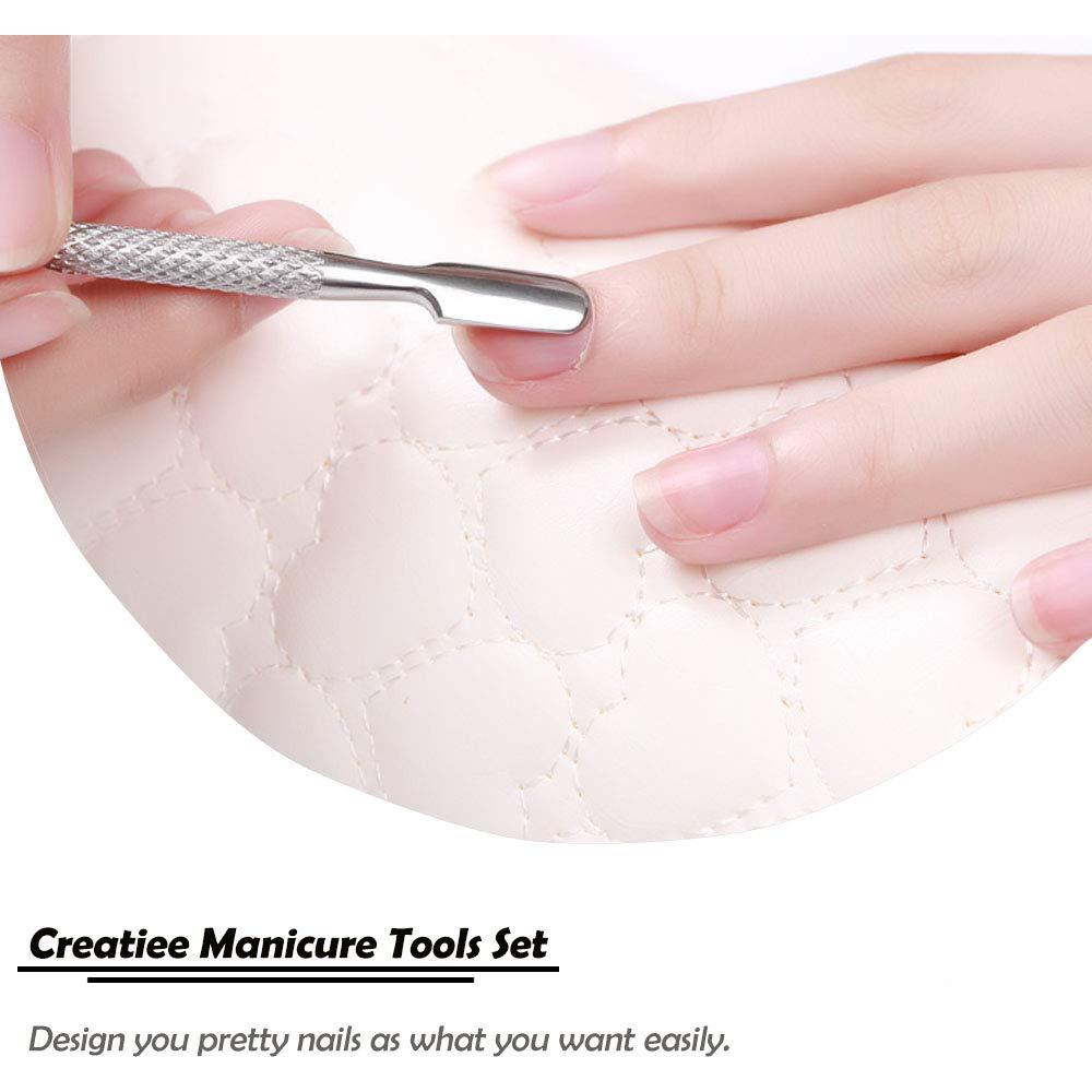 Set de 15 Piezas Removedor y Empujador de Cutículas Creatiee