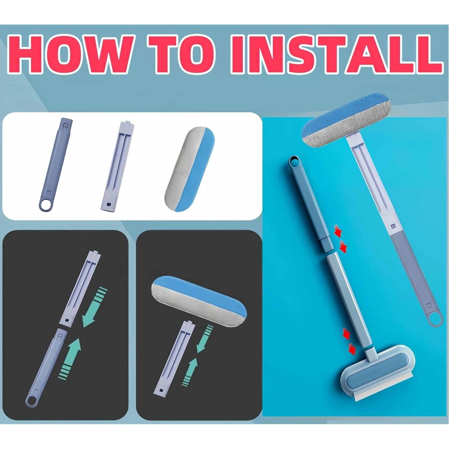 Limpiador de Pantallas de Malla 4 en 1 Lazynice - Doble Uso