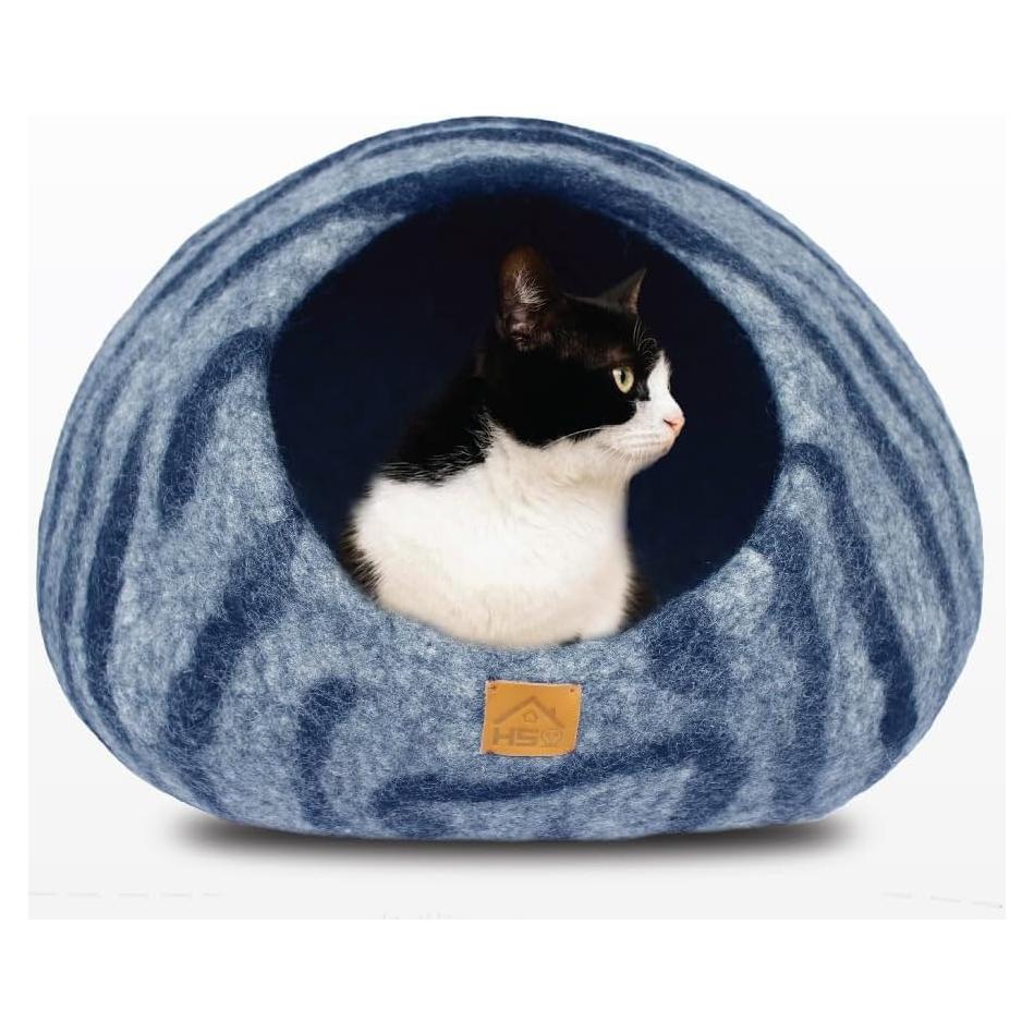 Cueva de Gato Grande HAUSSIMPLE Tigre Gris Oscuro 48 cm