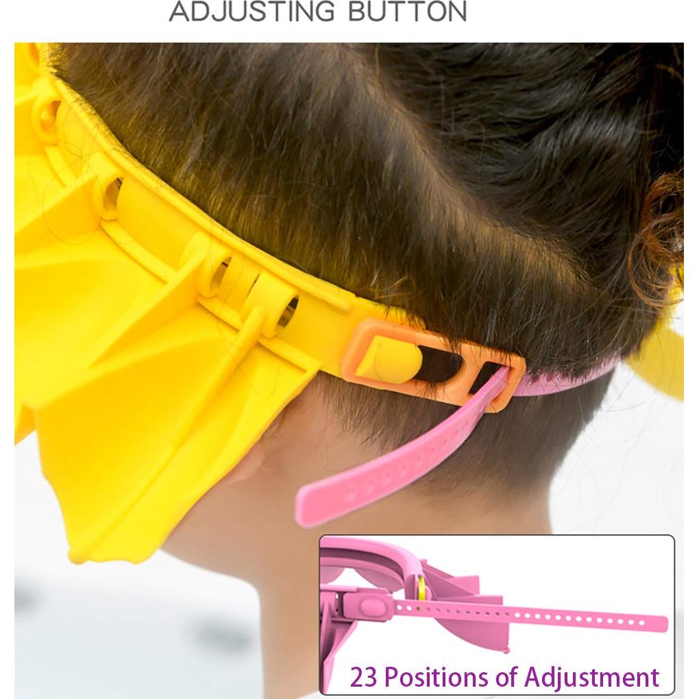 Gorro de Ducha Ajustable para Bebé OLEWELL Verde 1-12 Años