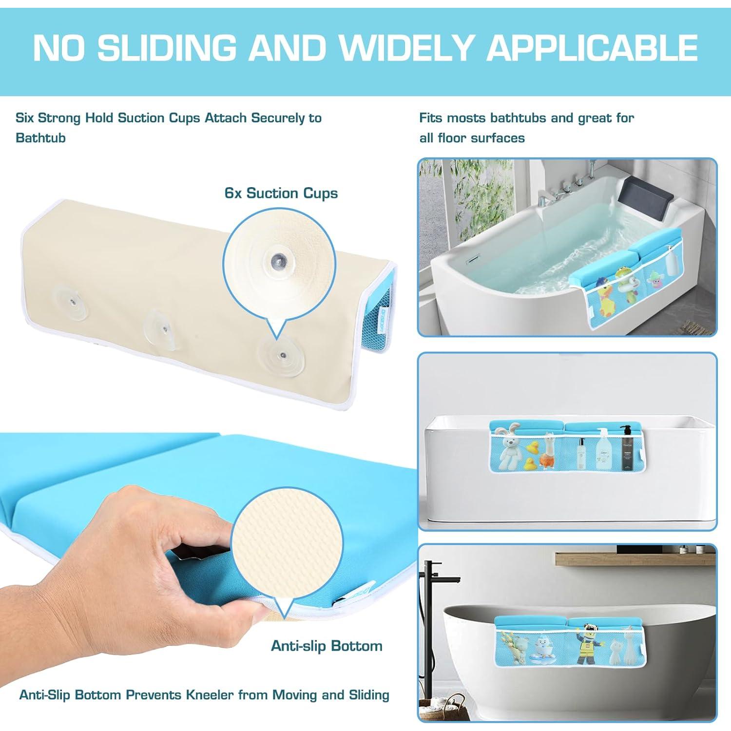 Almohadilla de Baño OFiSEXPT para Rodillas y Codos Azul