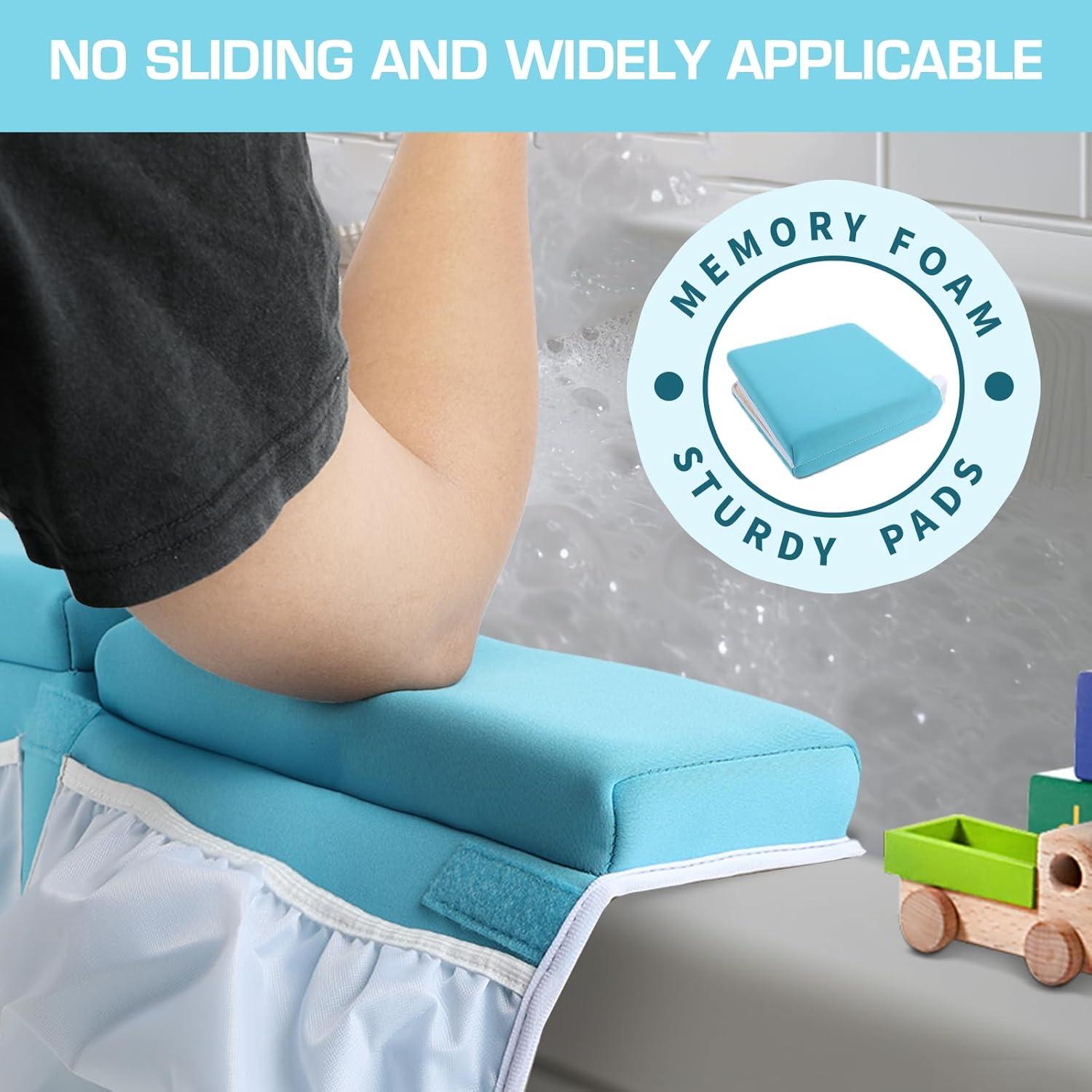 Almohadilla de Baño OFiSEXPT para Rodillas y Codos Azul