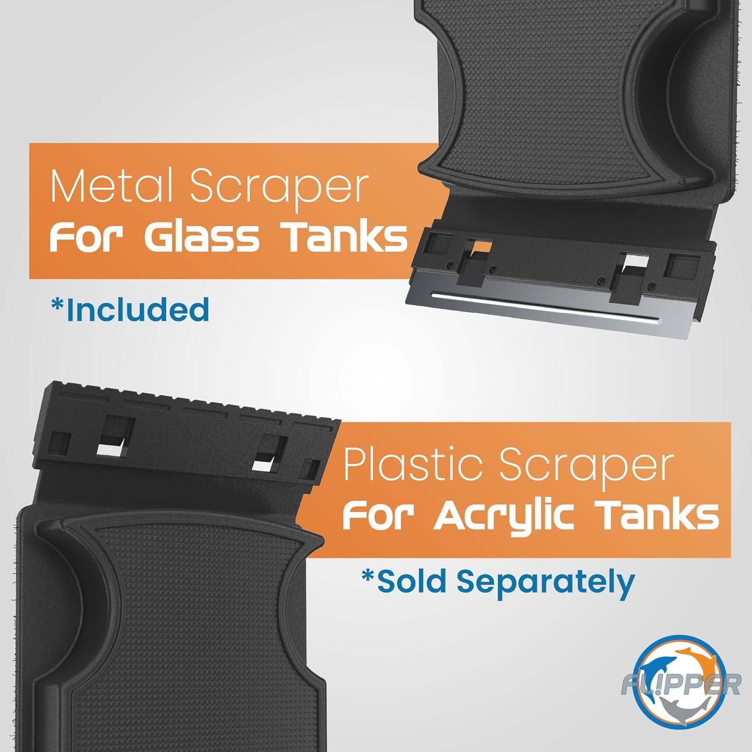 Limpiador Magnético de Acuario Flipper Estándar 12.7x6.35 cm