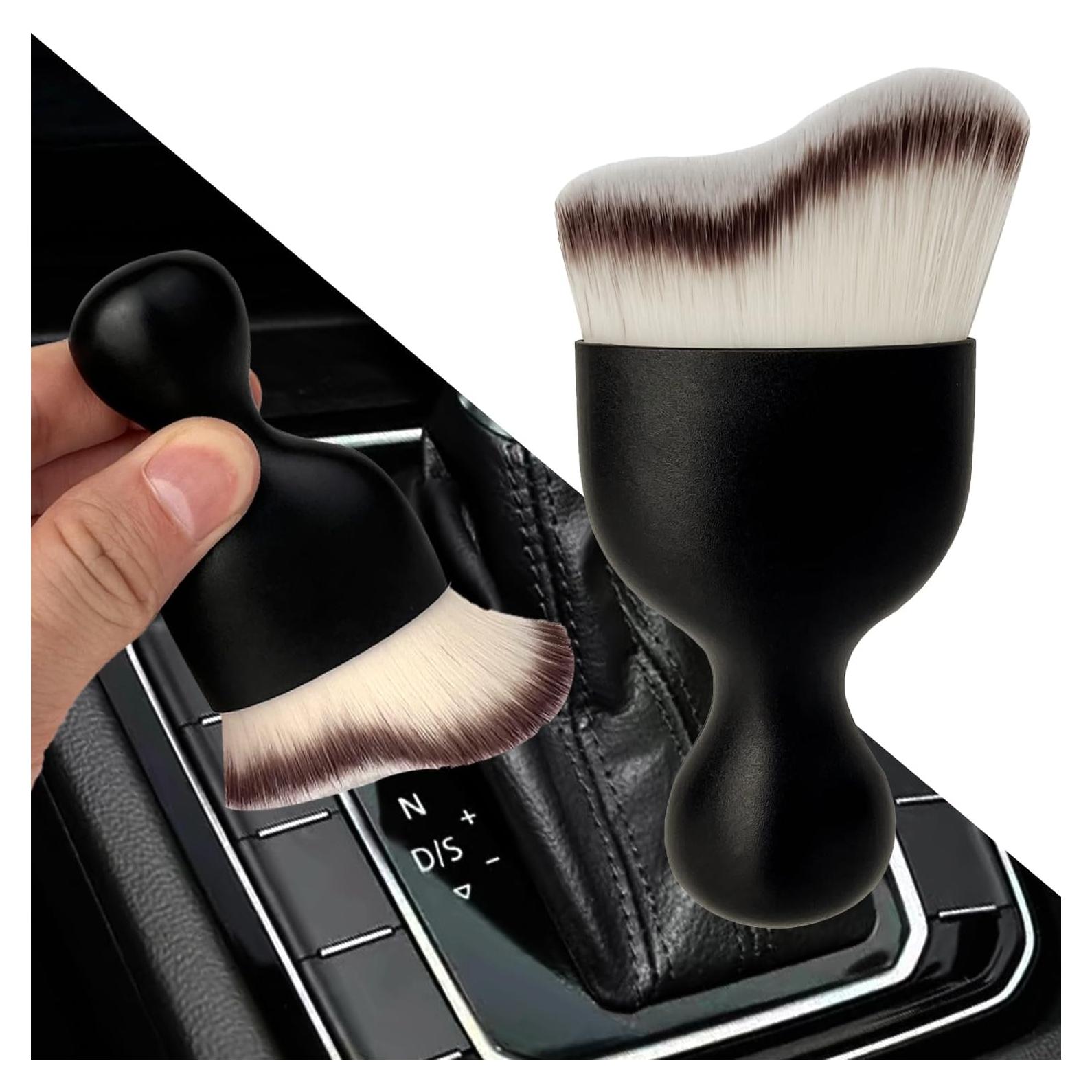 Car Interior Dust Brush, Auto Detailing Brush, Soft Bristles Car Cleaning Brushes, Tool for Air Conditioner Vents, Leather, Computer, Scratch Free, Car Interior Accessories