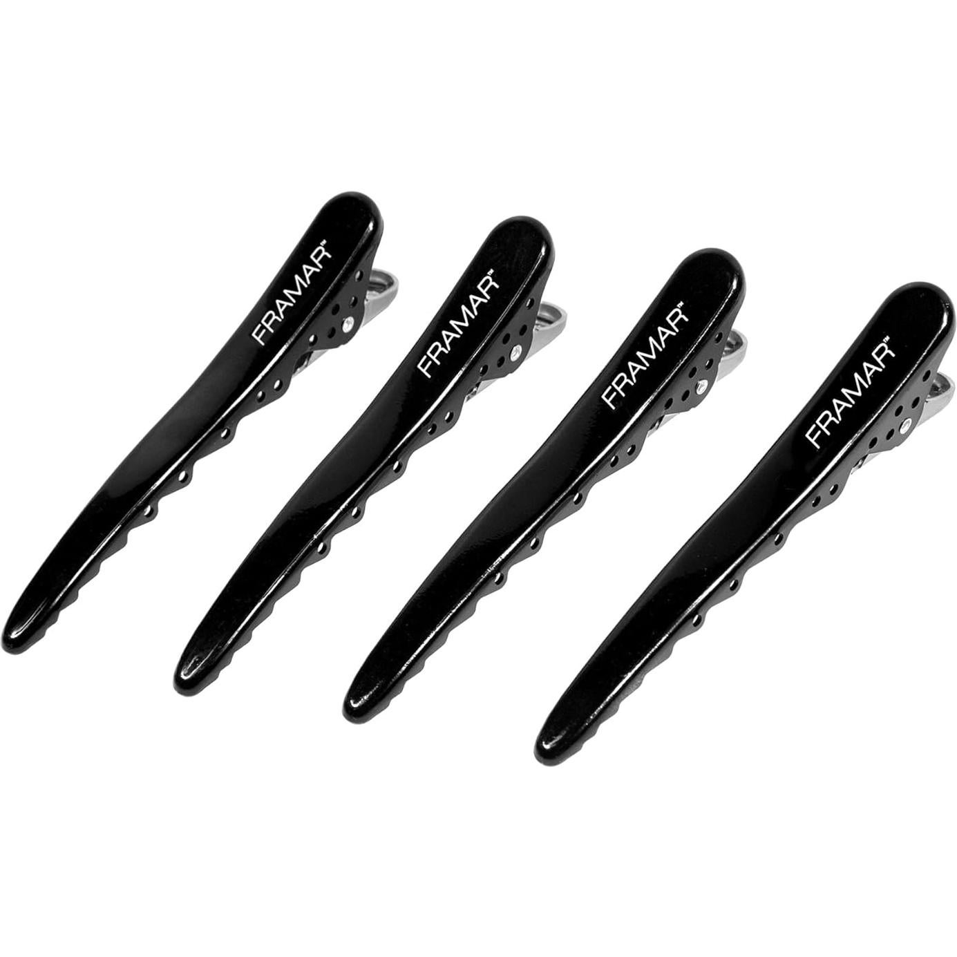 Clips para Cabello Framar Big Bite Negros - Paquete de 4