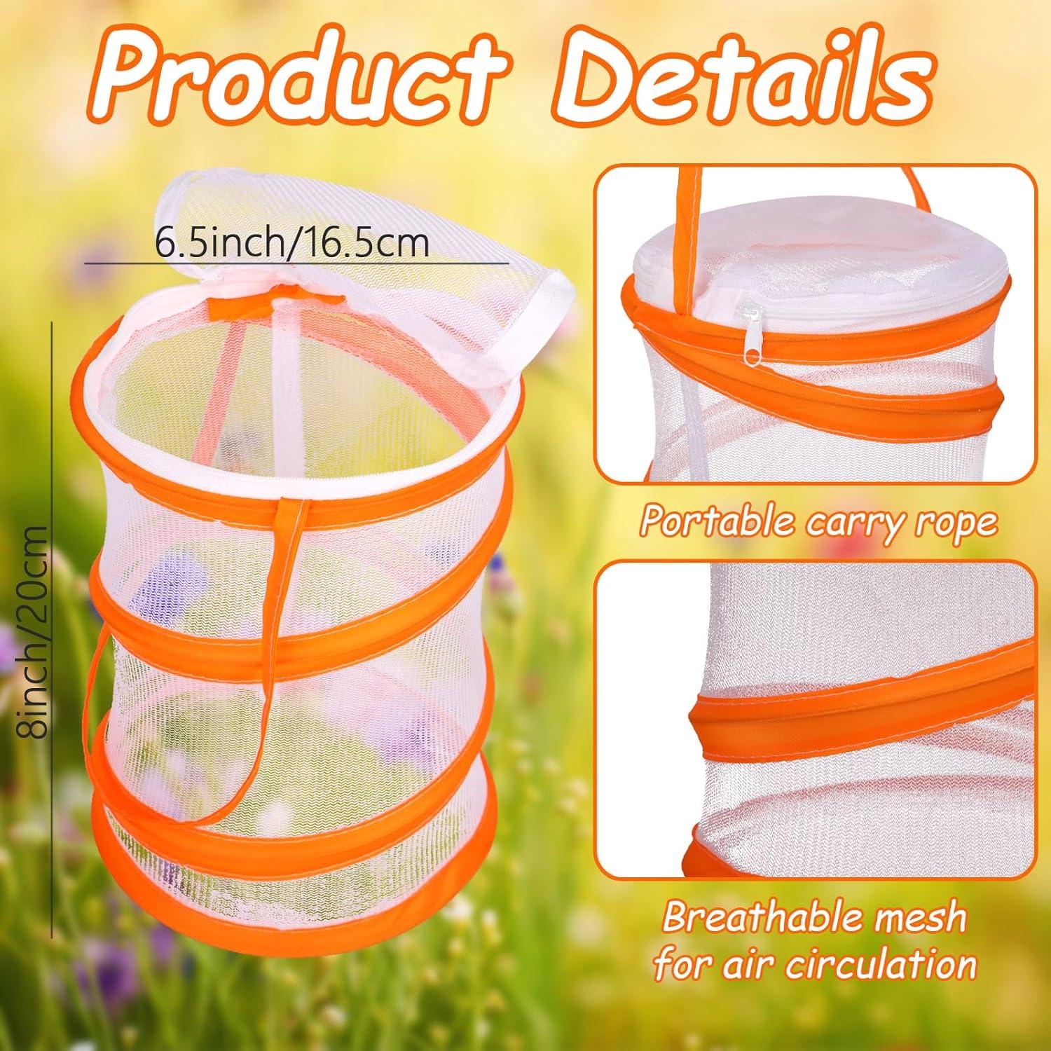 Kit de Crecimiento de Mariposas HongMengUS - 8 Jaulas Plegables