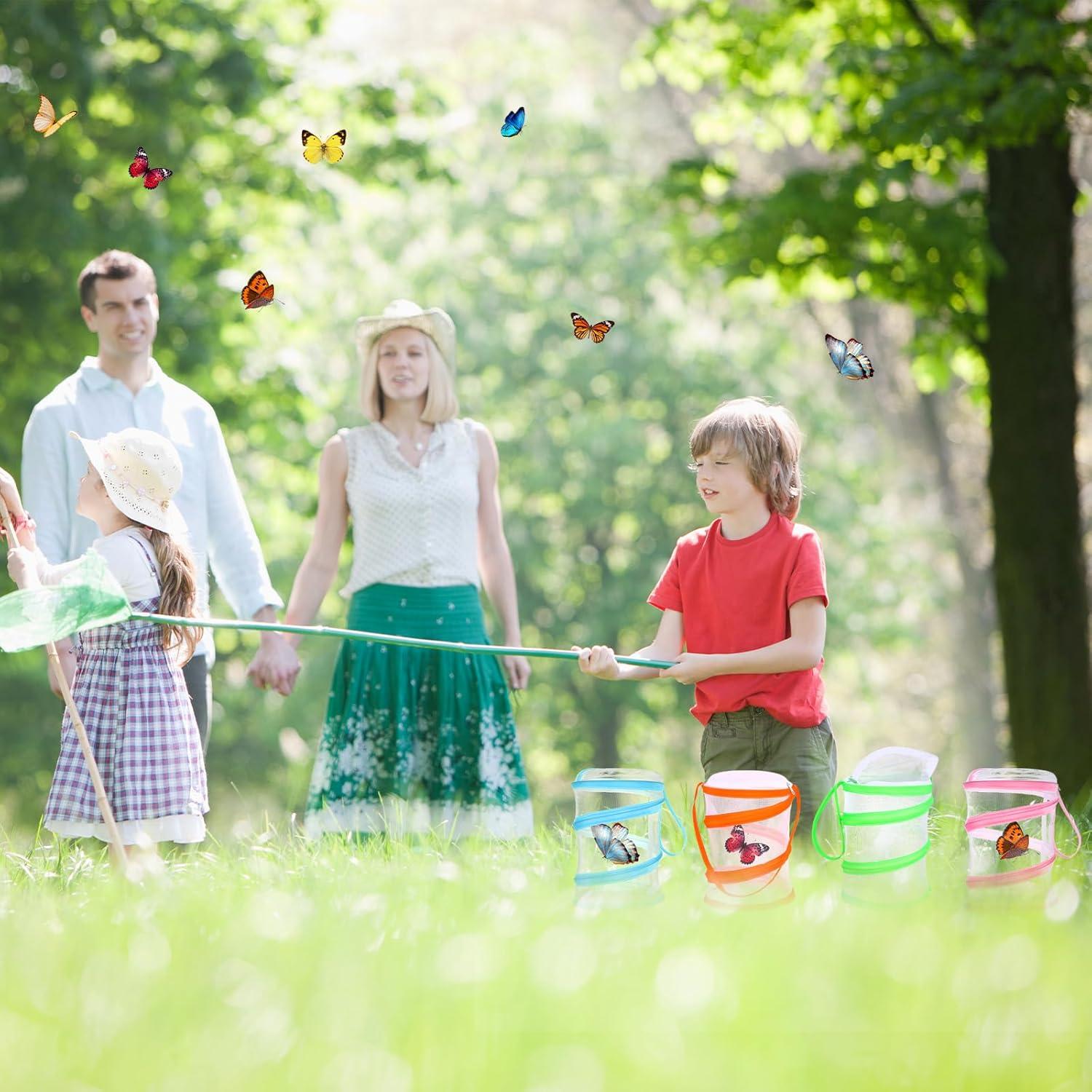 Kit de Crecimiento de Mariposas HongMengUS - 8 Jaulas Plegables
