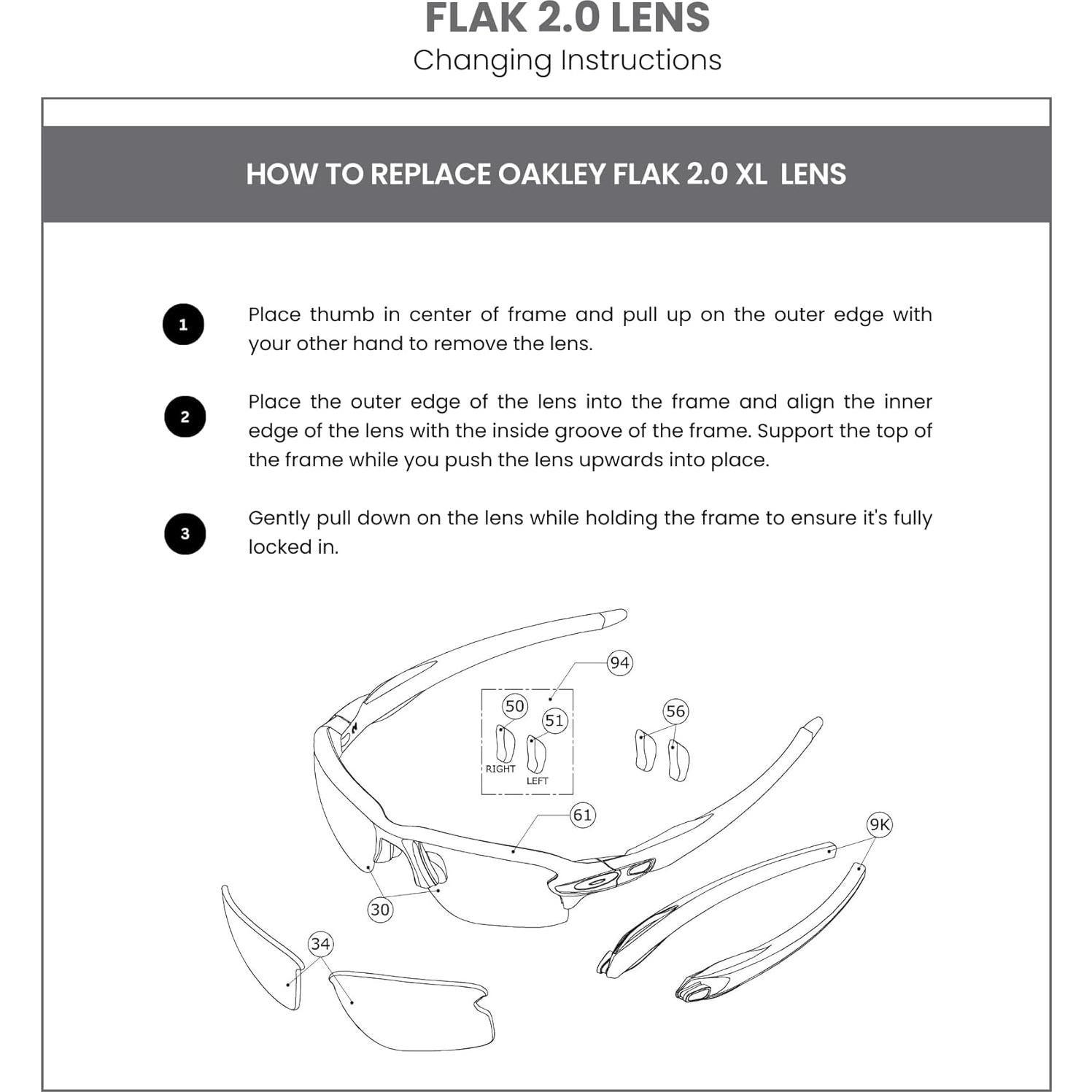 Lentes de Reemplazo Oakley Flak 2.0 OO9295 + Kit de Cuidado