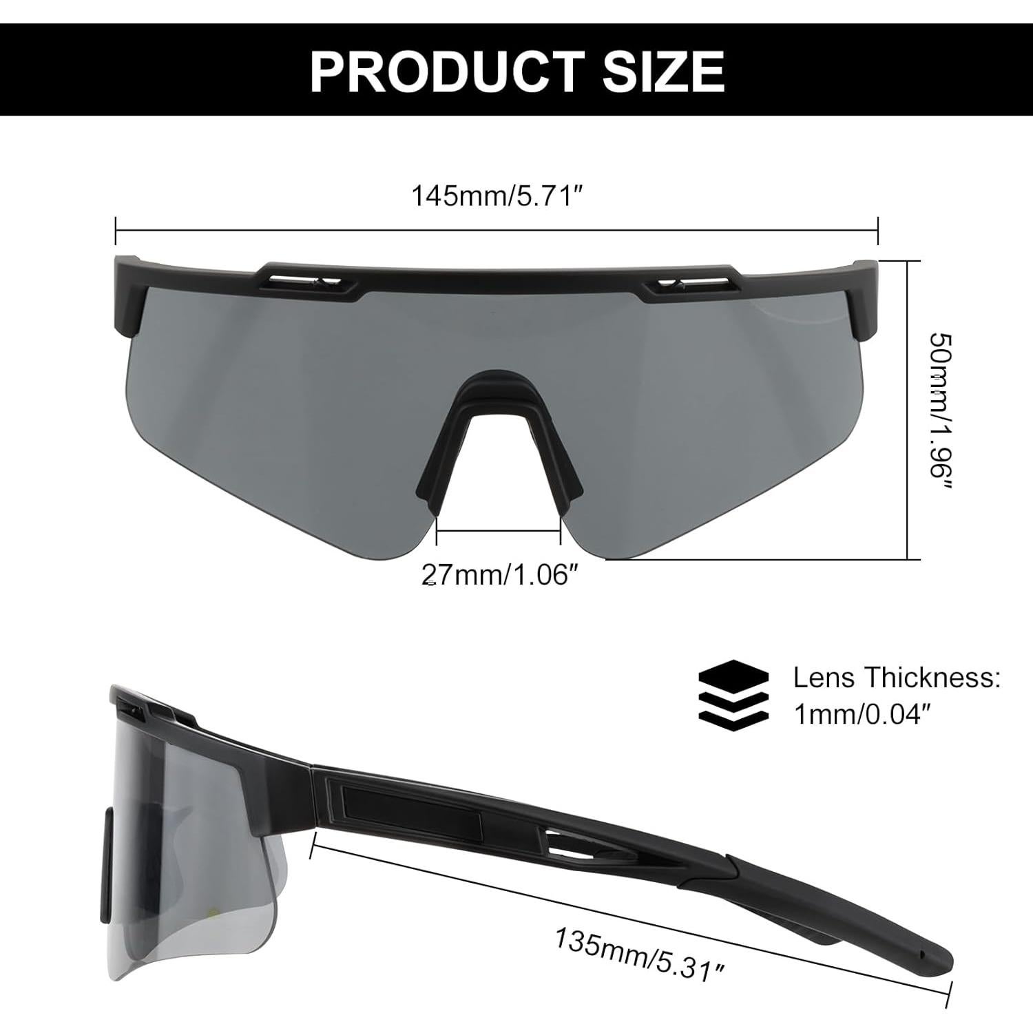 Gafas Tácticas Antivaho ToopMount con 3 Lentes Intercambiables