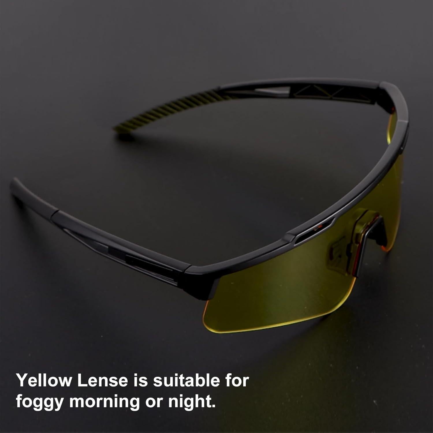 Gafas Tácticas Antivaho ToopMount con 3 Lentes Intercambiables