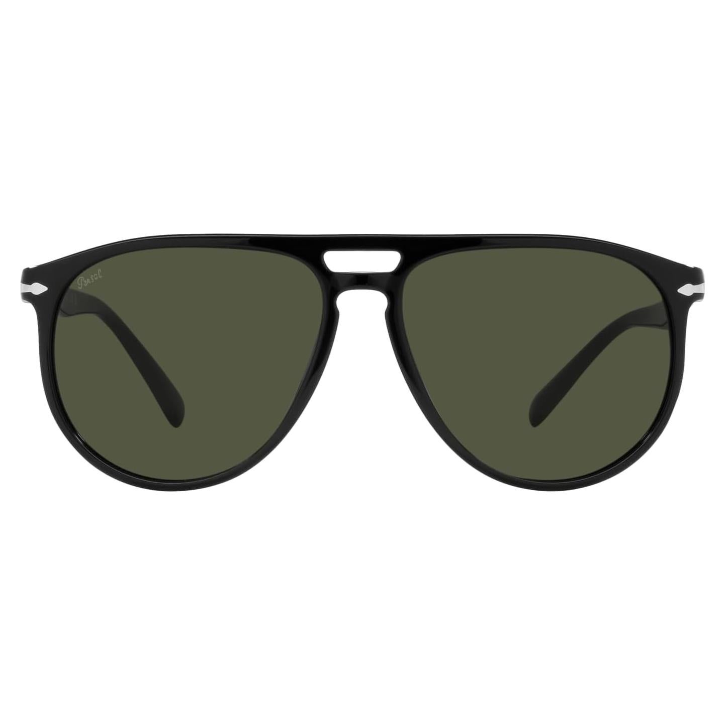Gafas de sol Persol PO3311S Aviador Negro Verde 55mm