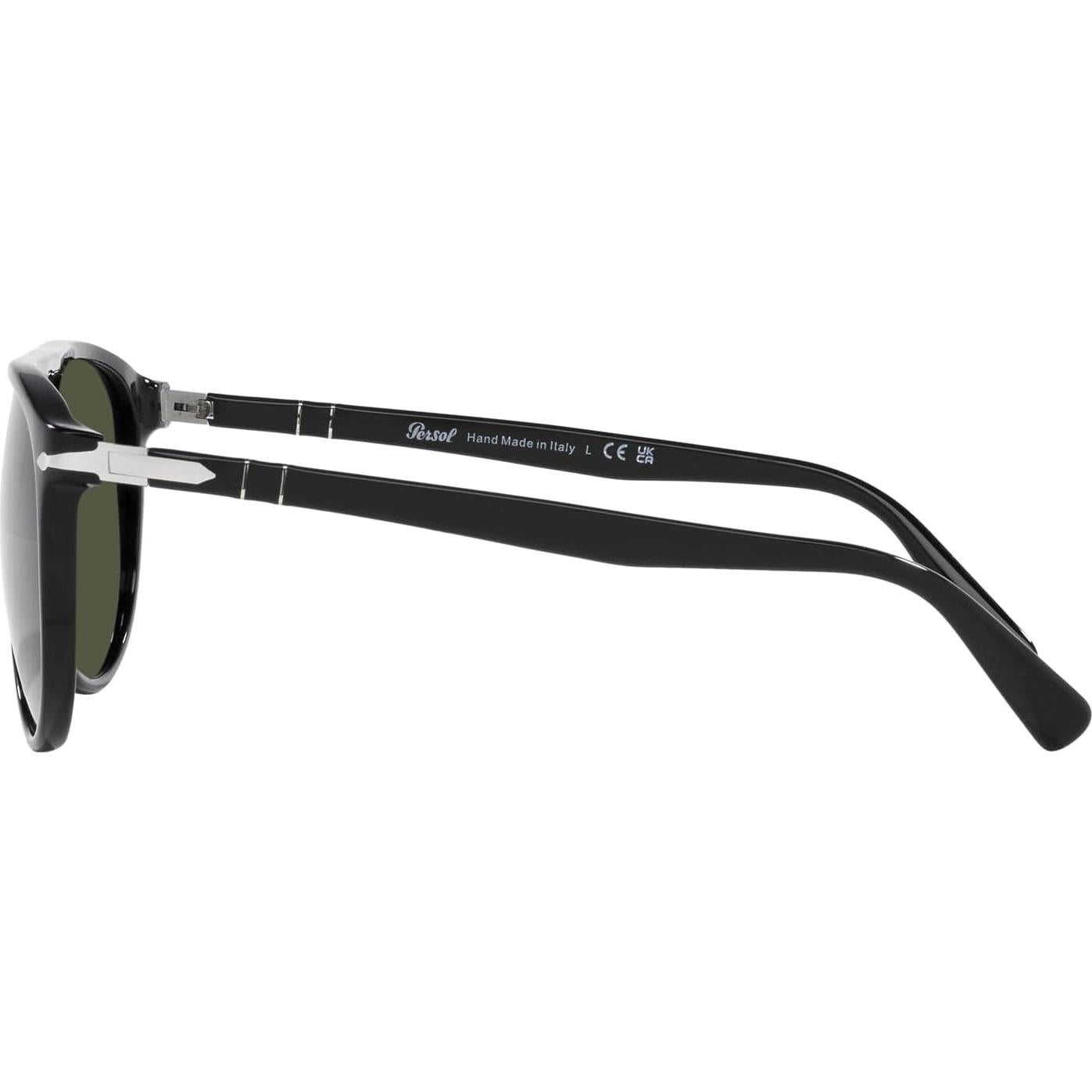 Gafas de sol Persol PO3311S Aviador Negro Verde 55mm