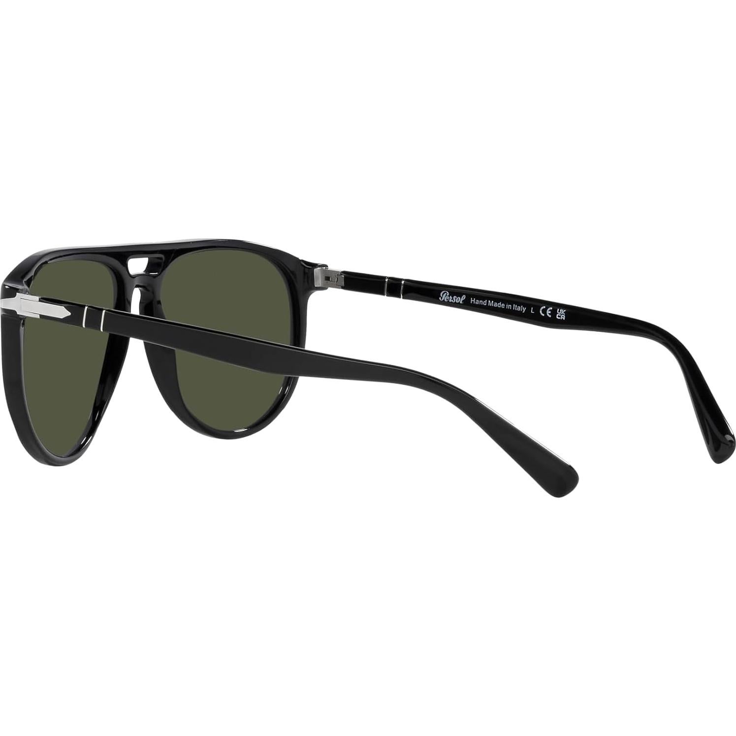 Gafas de sol Persol PO3311S Aviador Negro Verde 55mm