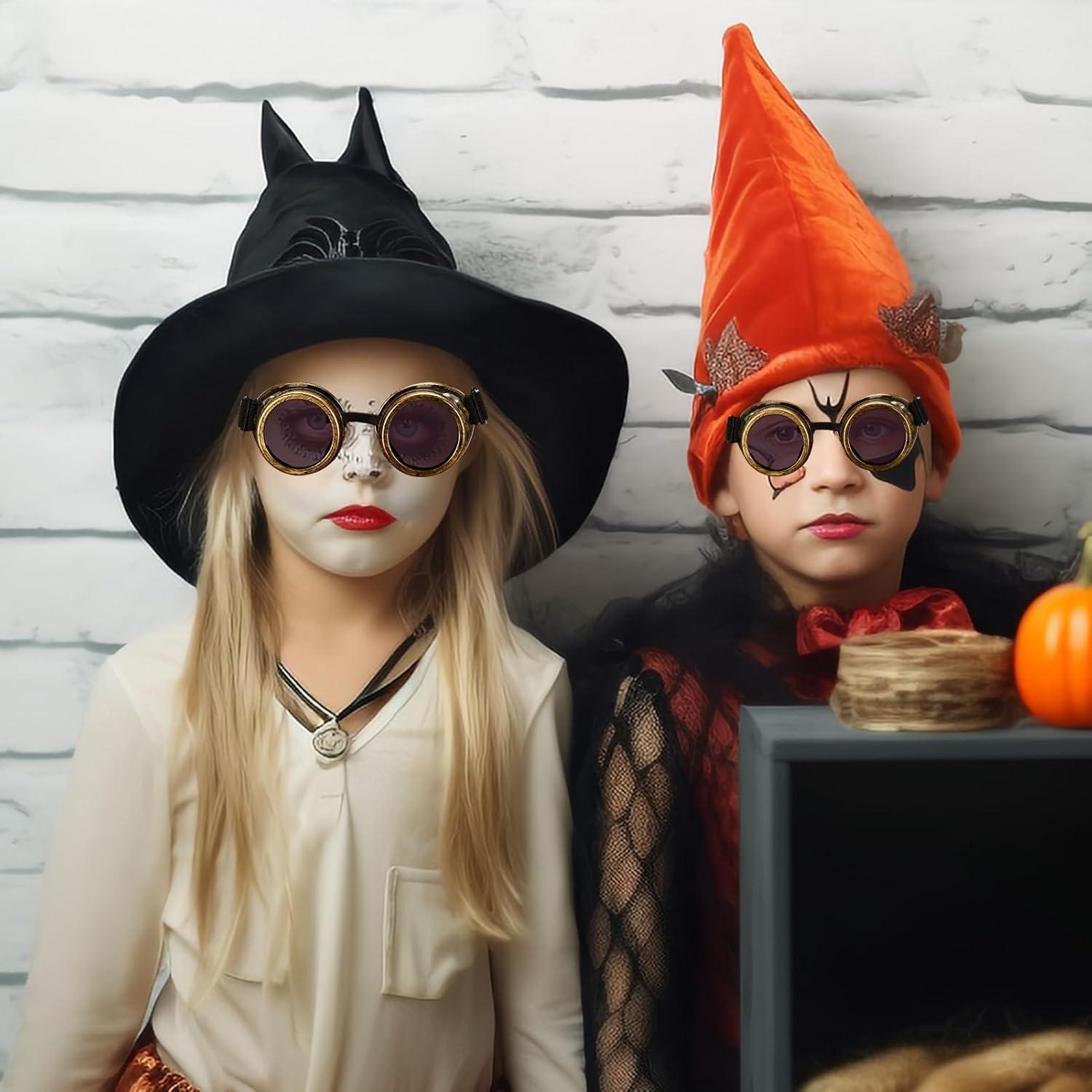 Gafas Steampunk SANGLE SOPFFY Vintage con Lentes Intercambiables