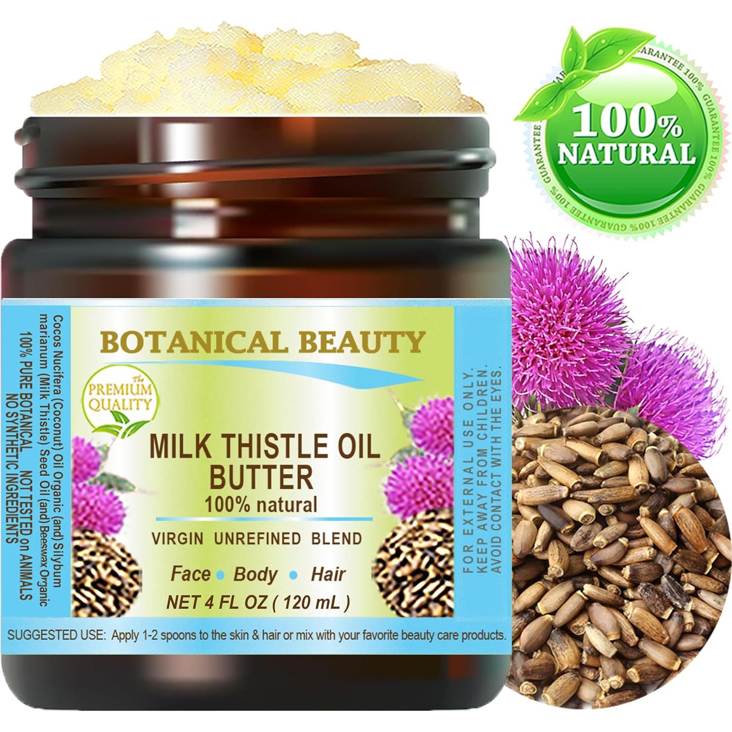 Mantequilla de Aceite de Cardo Lechoso 100% Natural 118ml