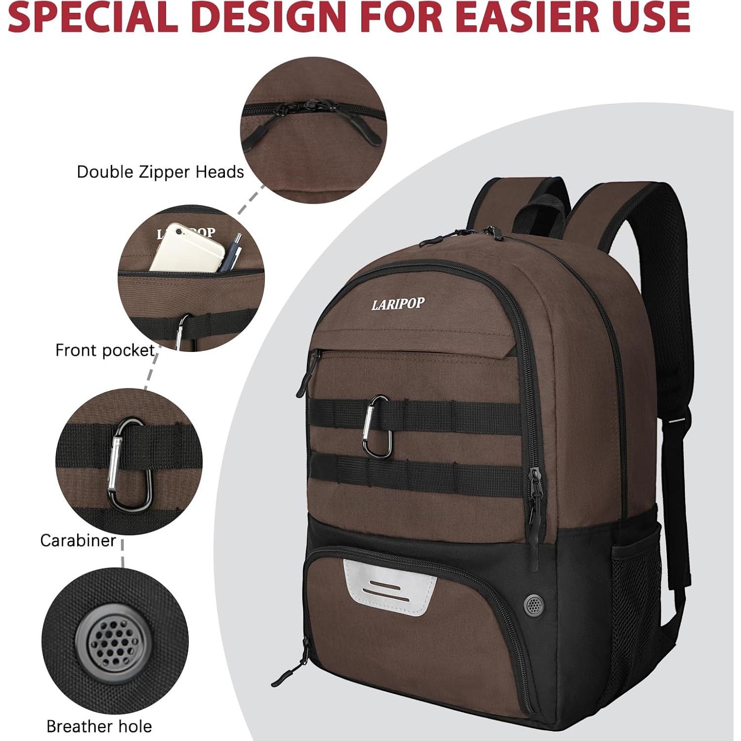 Mochila Deportiva LARIPOP para Fútbol y Baloncesto 15L