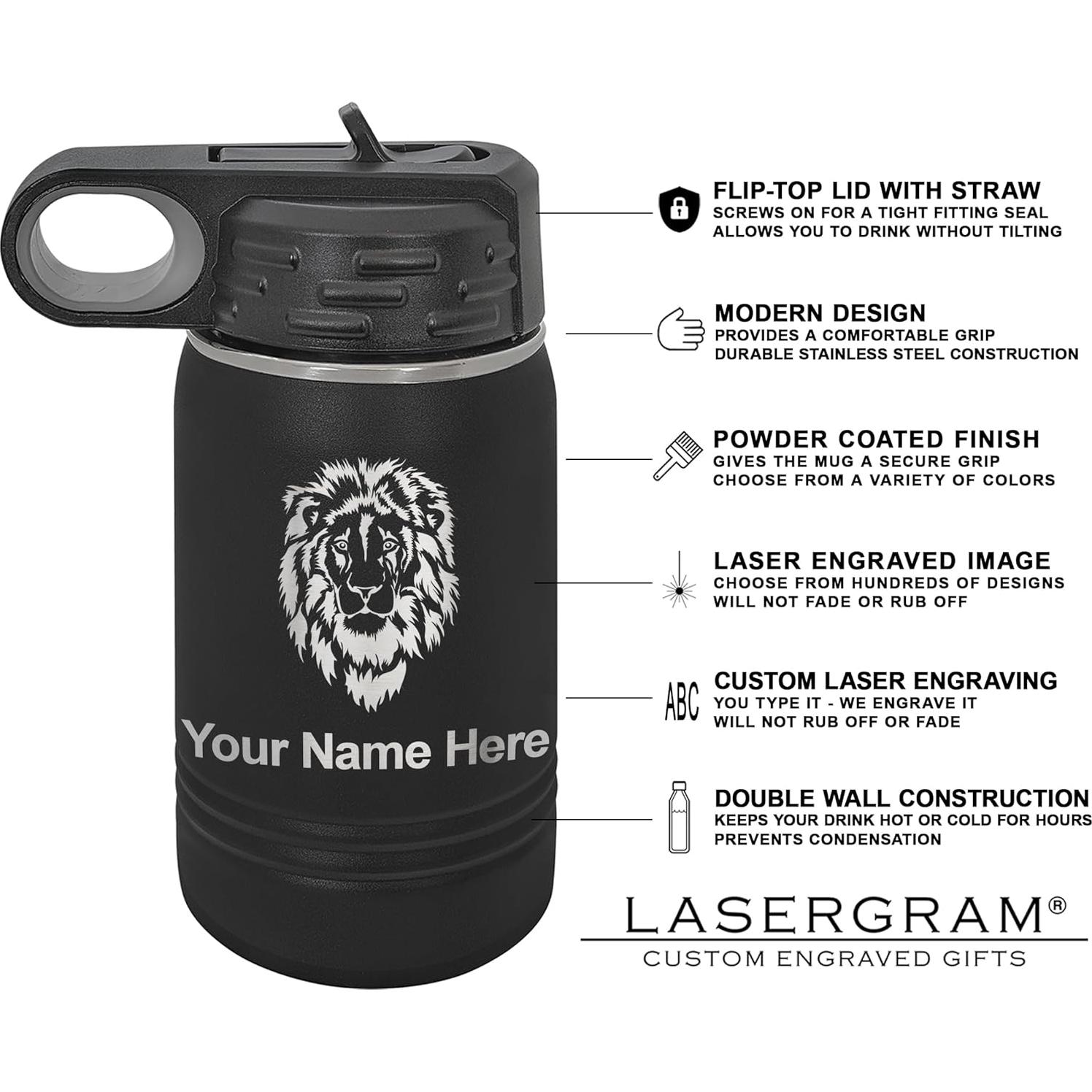 Botella de Agua Personalizada LaserGram 355ml Acero Inoxidable