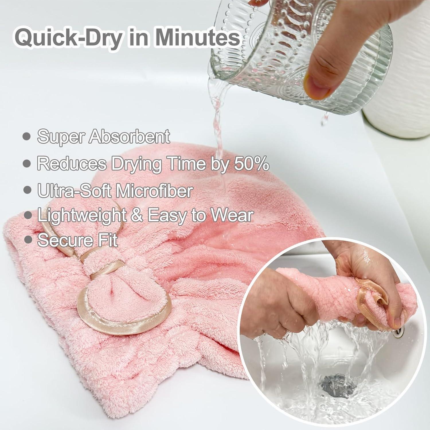 Toalla de Microfibra Jseng 3 Piezas - Secado Rápido y Suave