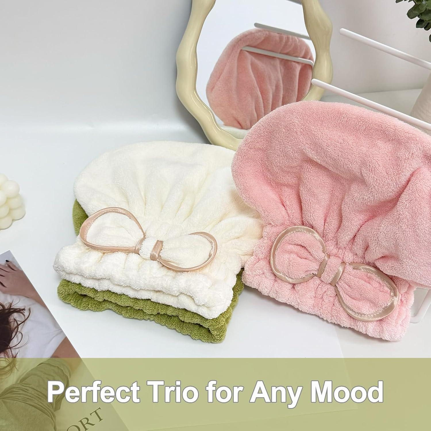 Toalla de Microfibra Jseng 3 Piezas - Secado Rápido y Suave