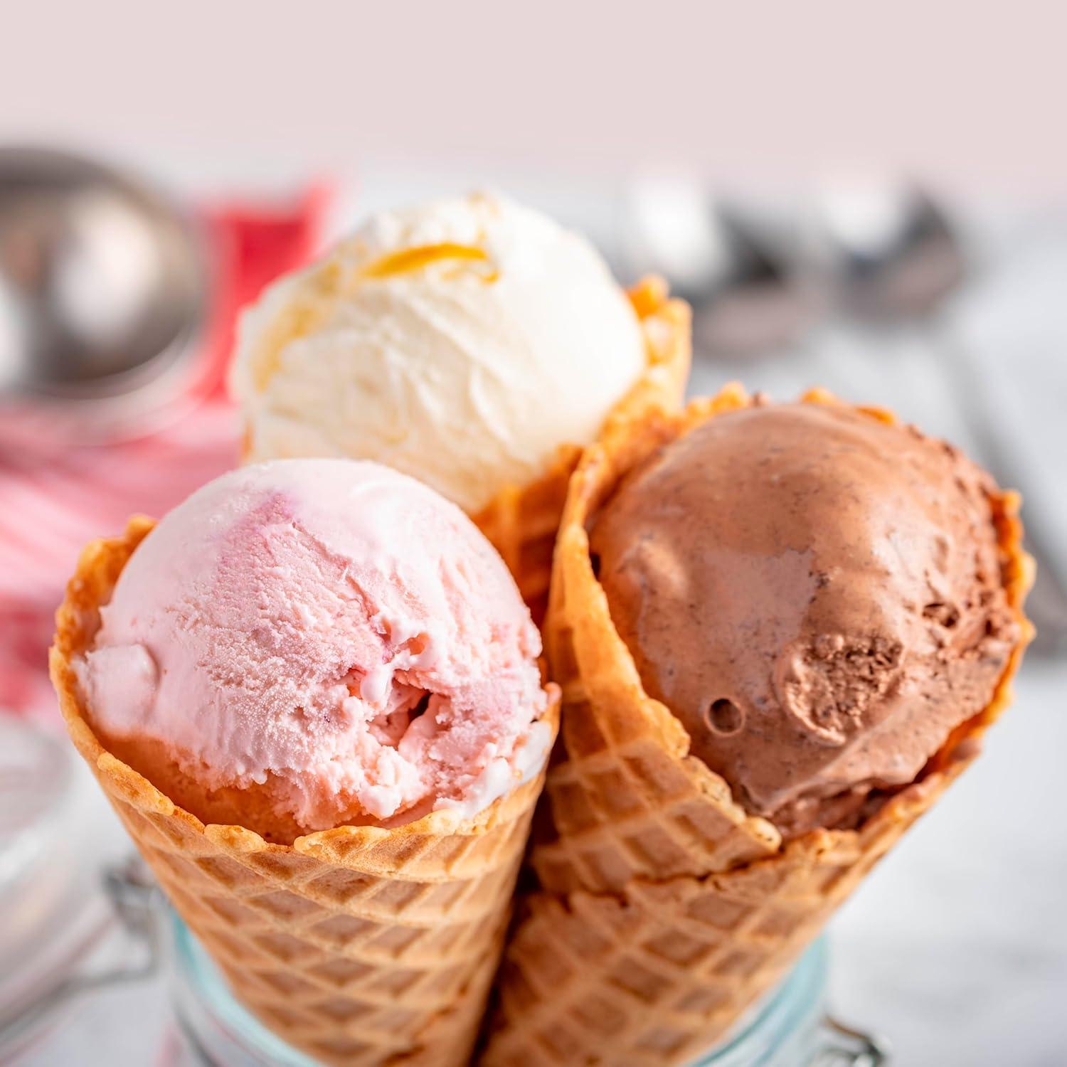 Máquina de Hacer Helados Nostalgia 6L Eléctrica Vintage